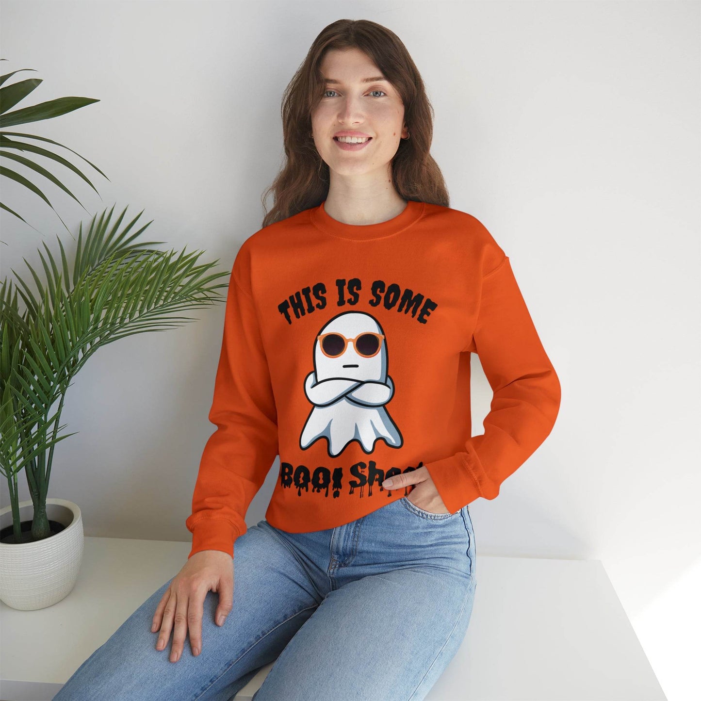 This Is Some Boo Sheet Funny HalloweenSweatshirt Funny Halloween Costume Spooky Season Tee Boo Ghost Sweatshirt Gift for Birthday Christmas - Giftsmojo