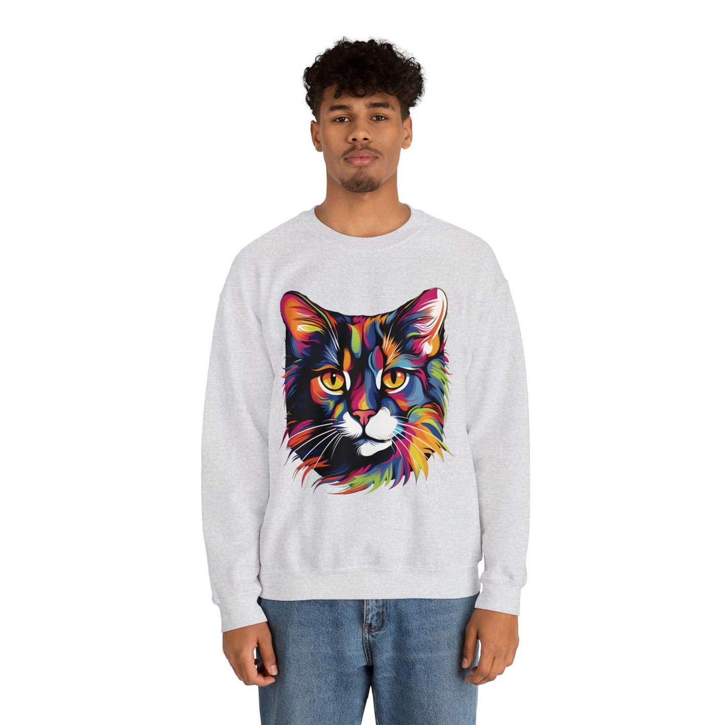Retro Cat Lover Sweater Animal Lover Gift Cute Cat Mom Gift Cat Lover Gift Vintage Cat Mom Sweatshirt Cat Sweatshirt Cat Crewneck Sweatshirt - Giftsmojo