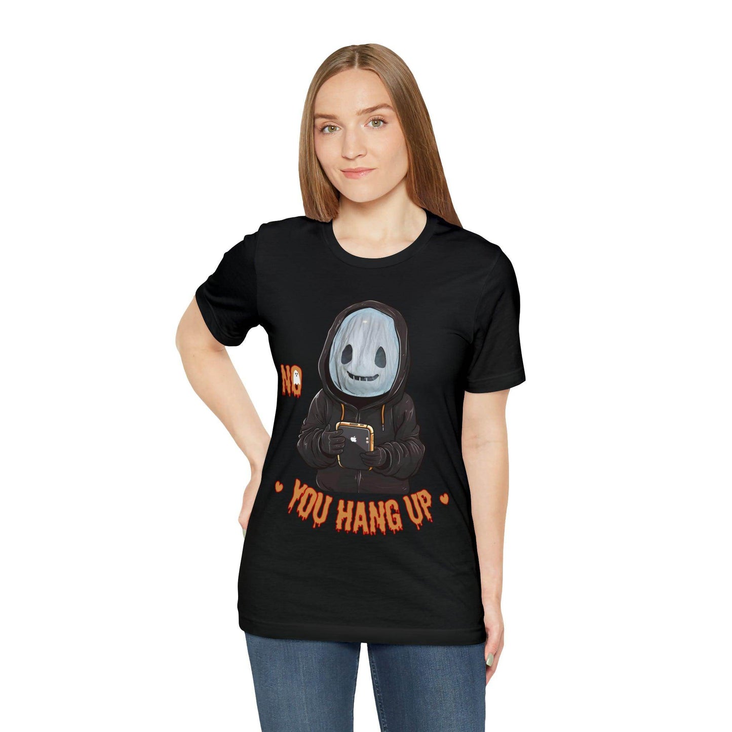 Halloween Shirt No You Hang Up Scary Halloween Costume Fall shirt Spooky Vibes Shirt - Giftsmojo