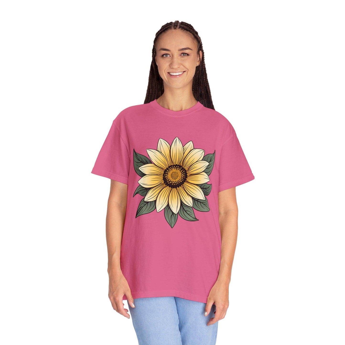 Sunflower Shirt Flower Shirt Aesthetic, Floral Graphic Tee Floral Shirt Flower T-shirt, Wild Flower Shirt Gift For Her Wildflower T-shirt - Giftsmojo