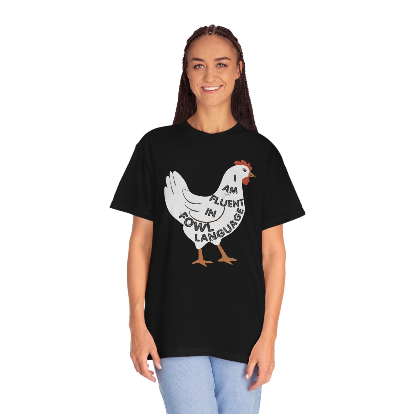 Chicken Shirt Chicken Tee Chicken Owner Gift - Gift For Chicken Lover gift, Fluent in Fowl Language shirt