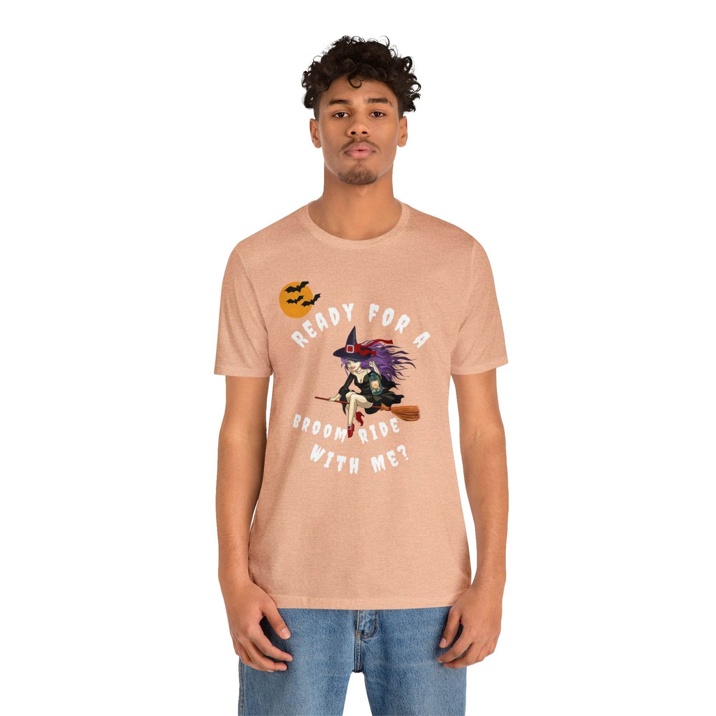 Ready for a Broom Ride with Me Halloween shirt, Witch shirt, Halloween tshirt, Halloween outfit, Work Halloween Costume - Giftsmojo
