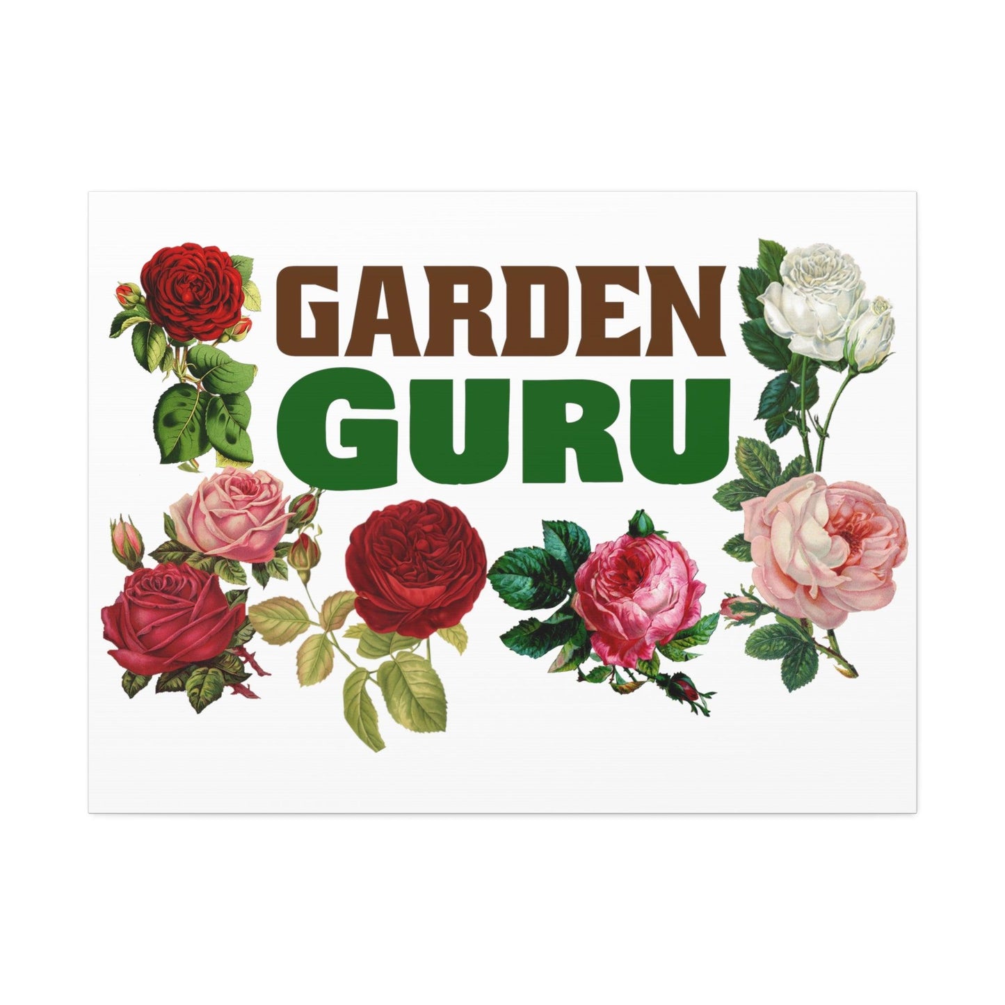 Garden Guru Garden Guru wall art - gift for garden lovers - plant lover gift nature lovers flower wall art