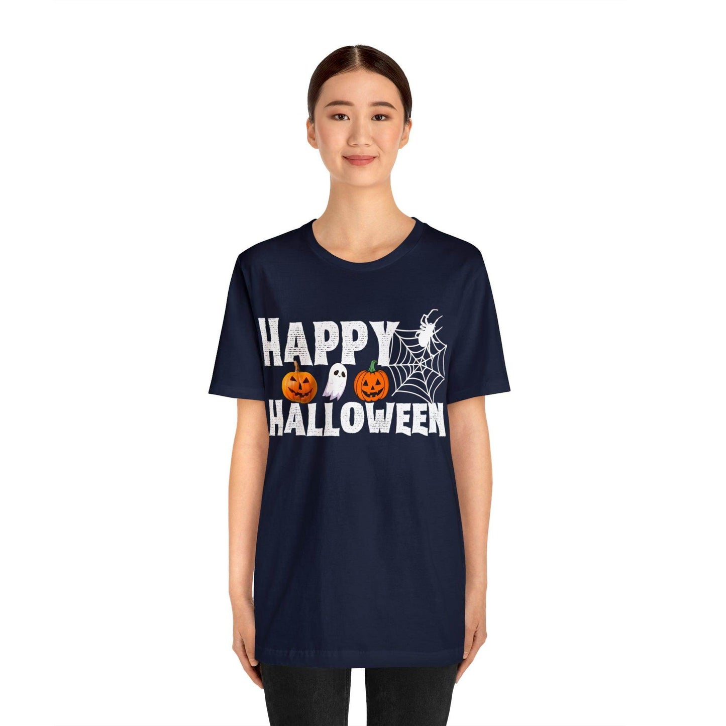 Happy Halloween Costume Pumpkin Ghost Spider Shirt - Giftsmojo