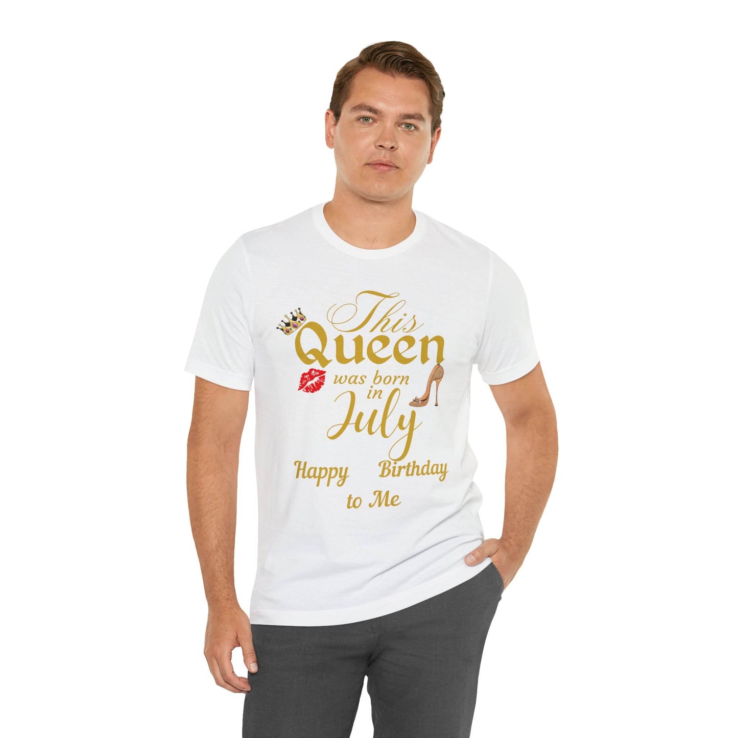 Birthday Queen Shirt, Gift for Birthday, This Queen was born in July Shirt, Funny Queen Shirt, Funny Birthday Shirt, Birthday Gift - Giftsmojo
