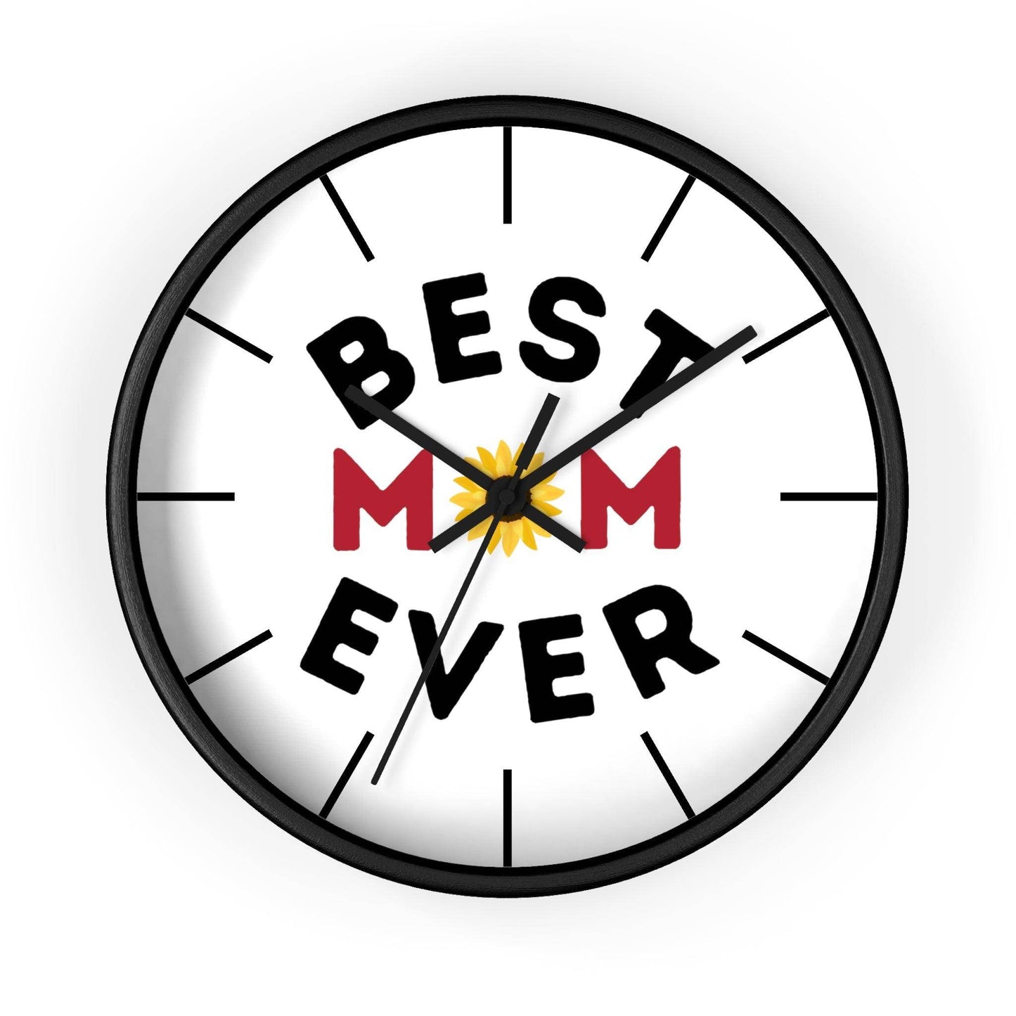 Best Mom Ever Clock, Wall Clock, Gift for Mom Home decor gift, House Warming gift, New Home Gift, - Giftsmojo