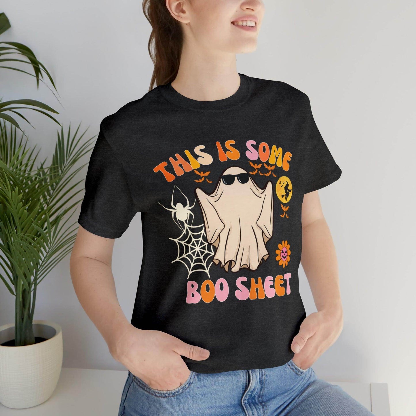 This Is Some Boo Sheet Funny Halloween Shirt Funny Halloween Costume Spooky Season Tee Funny Gift Shirt for Birthday Christmas Anniversary - Giftsmojo