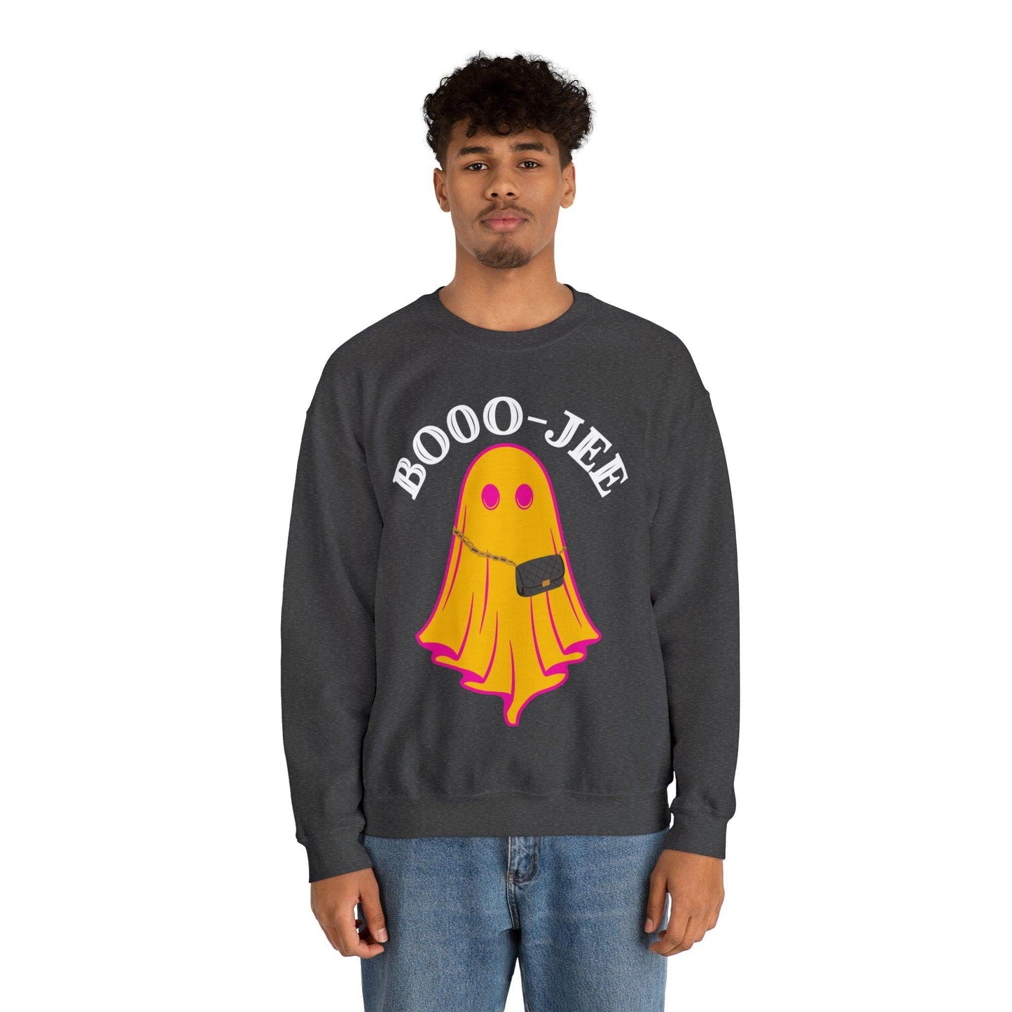 Booo-Jee Sweatshirt, Boo Halloween Sweatshirt, Spooky Ghost Sweatshirt, Boo Jee Shirt, Halloween Ghost Sweatshirt, Halloween Boo Shirt - Giftsmojo