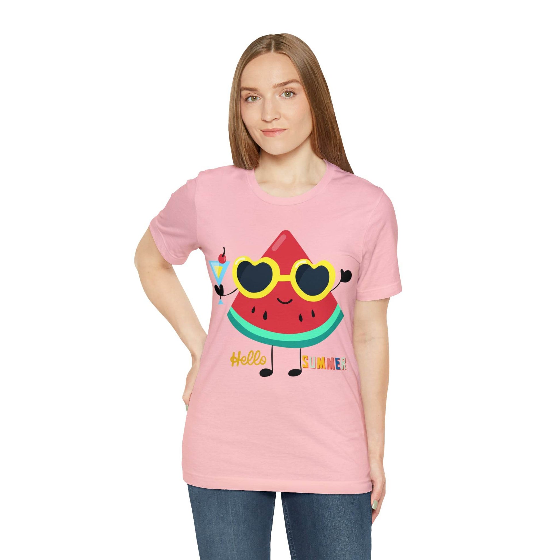 Funny Hello Summer Shirt, Water Mellon shirt, Summer shirts for women and men - Giftsmojo