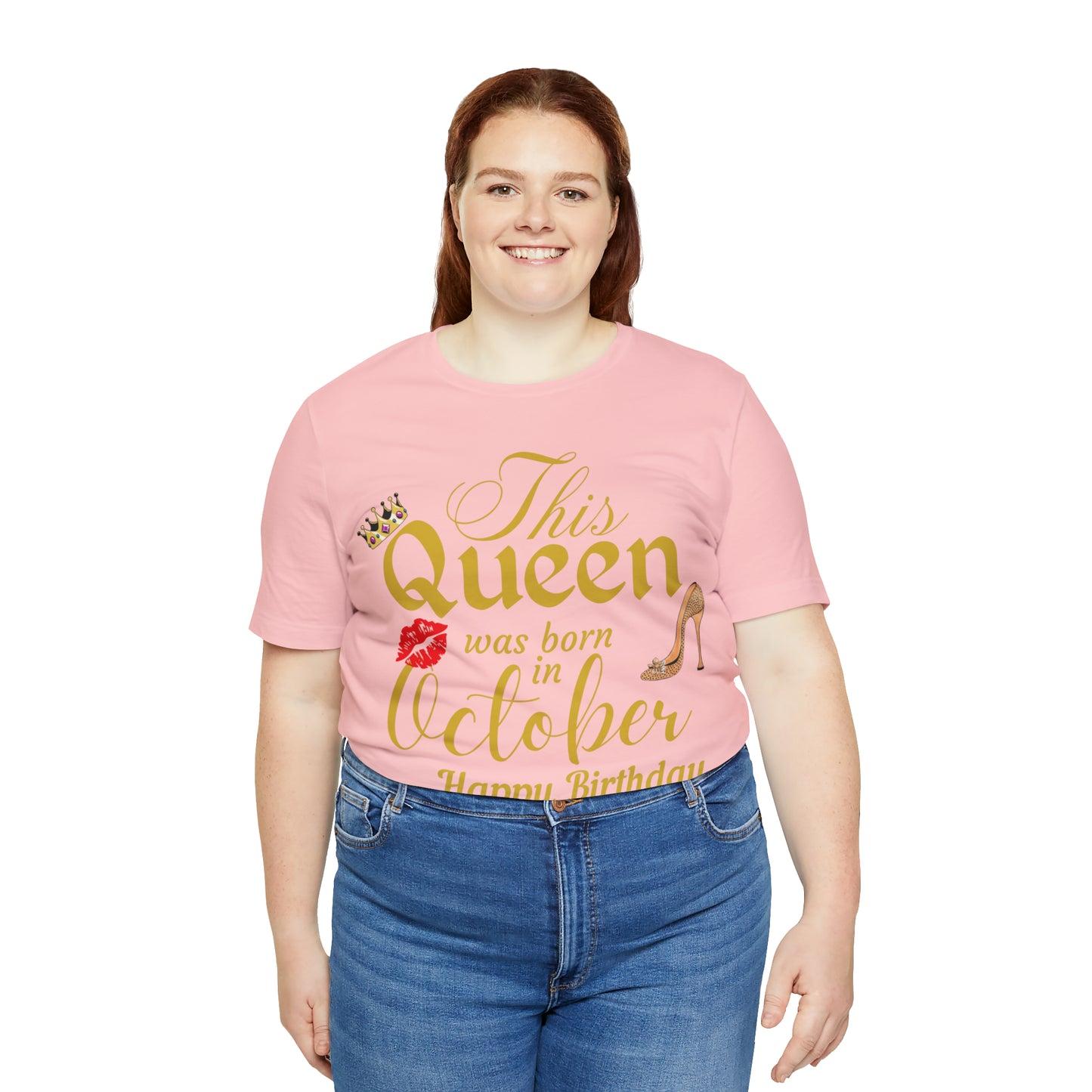 Birthday Queen Shirt, Gift for Birthday, This Queen was born in October Shirt, Funny Queen Shirt, Funny Birthday Shirt, Birthday Gift