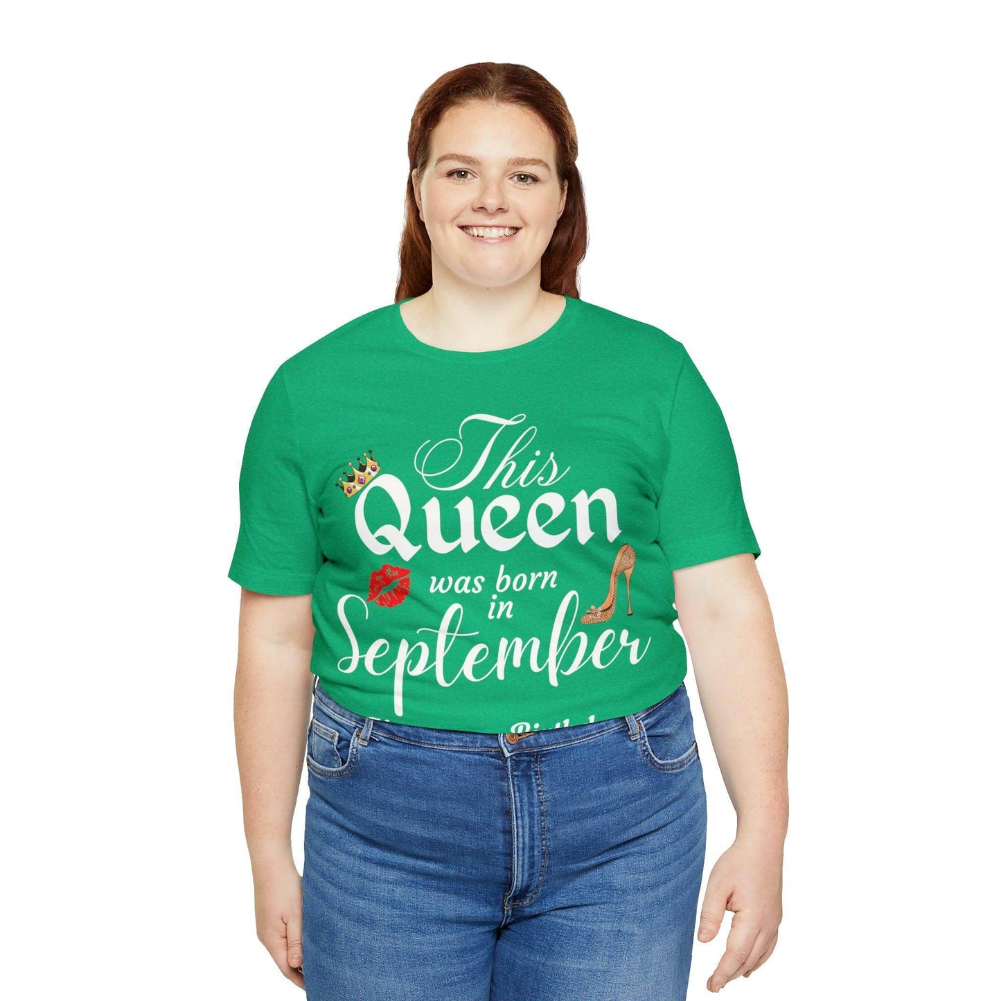 Birthday Queen Shirt, Gift for Birthday, This Queen was born in September Shirt, Funny Queen Shirt, Funny Birthday Shirt, Birthday Gift - Giftsmojo
