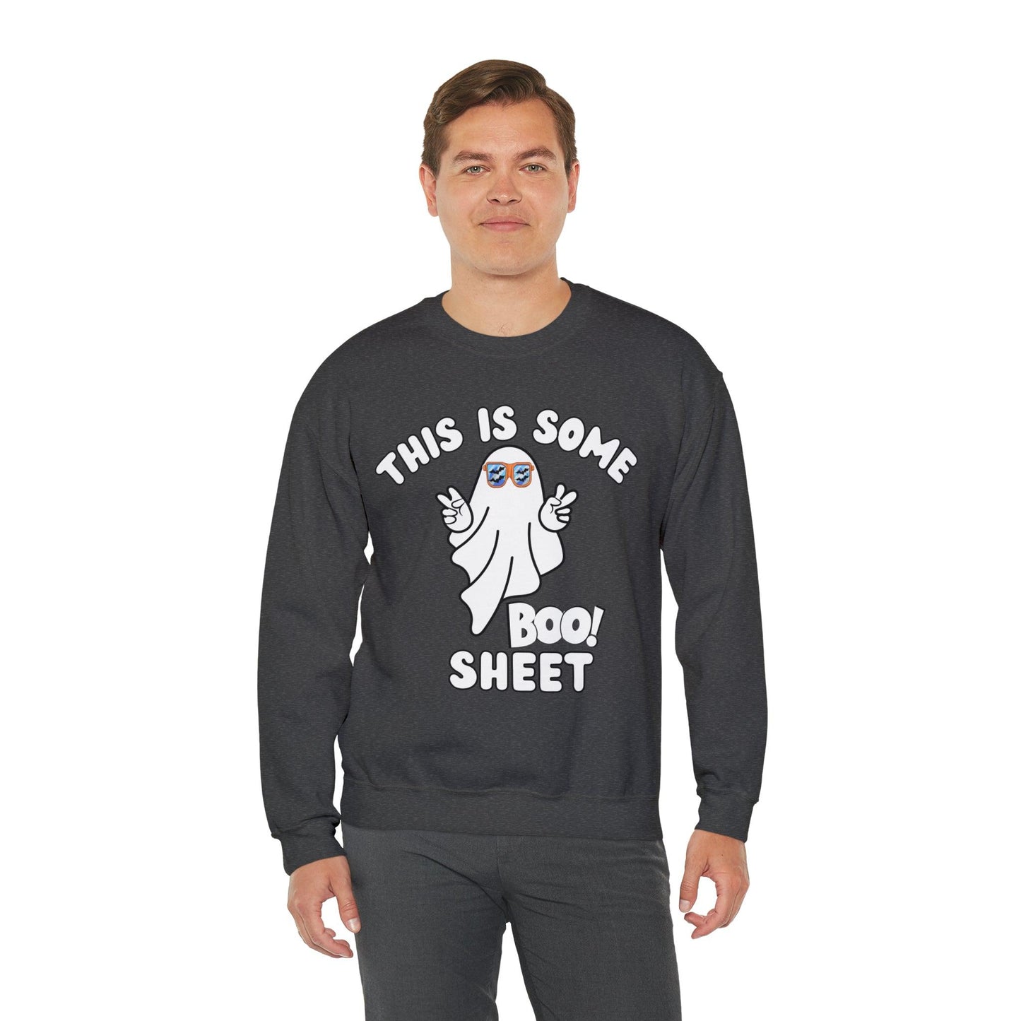 This Is Some Boo Sheet Ghost Sweatshirt Cute Ghost Sweatshirt Boo Ghost Sweatshirt Gift Shirt Funny Halloween Shirt Spooky Season Shirt