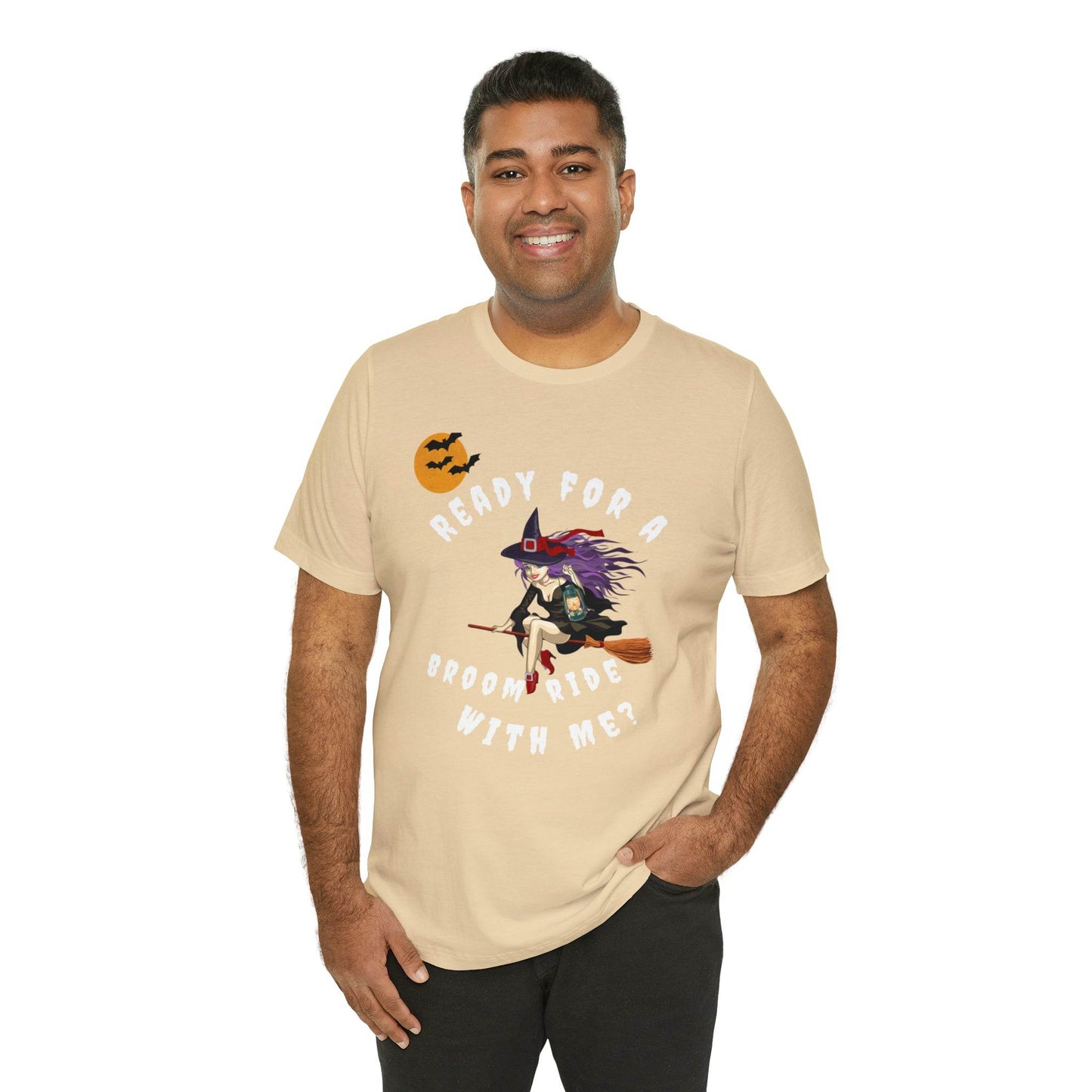 Ready for a Broom Ride with Me Halloween shirt, Witch shirt, Halloween tshirt, Halloween outfit, Work Halloween Costume - Giftsmojo