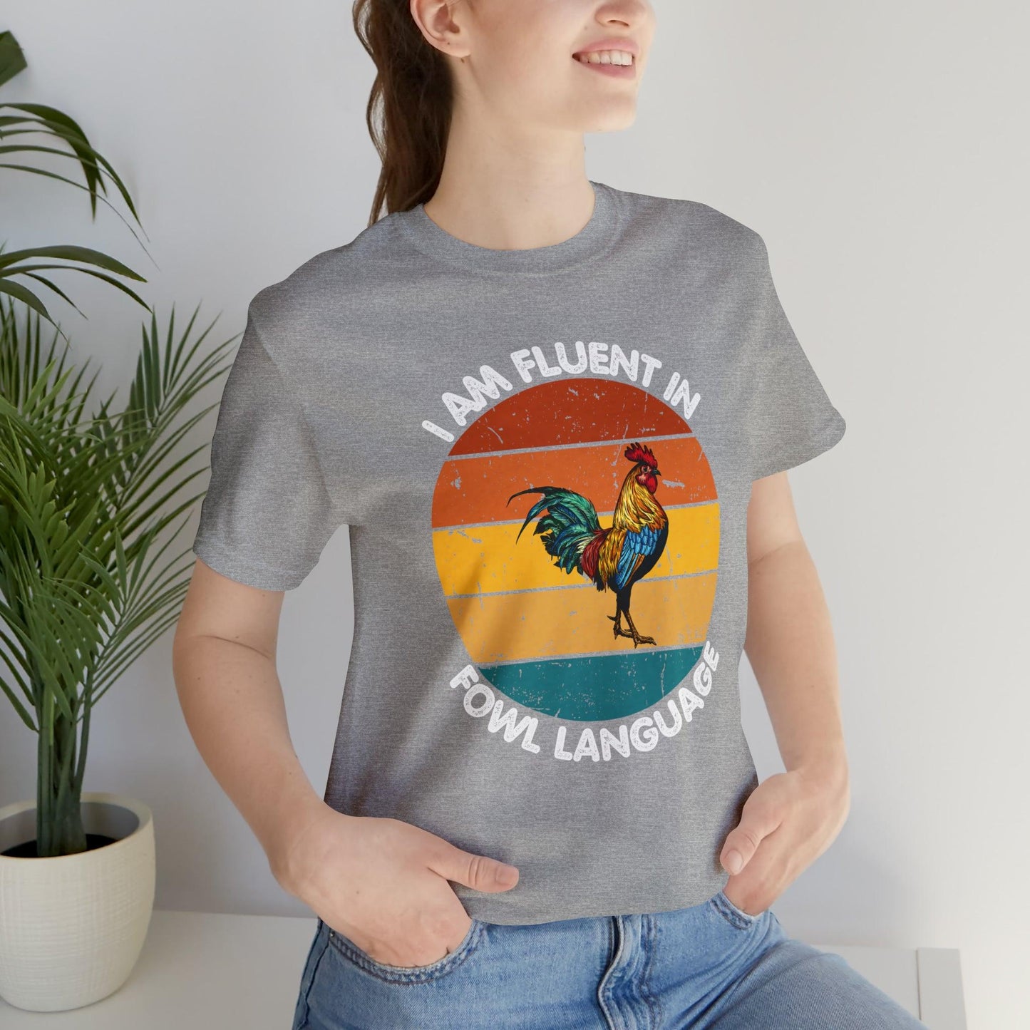 Fluent in Fowl Language shirt, Chicken Shirt Chicken Tee Chicken Owner Gift - Gift For Chicken Lover gift - Giftsmojo