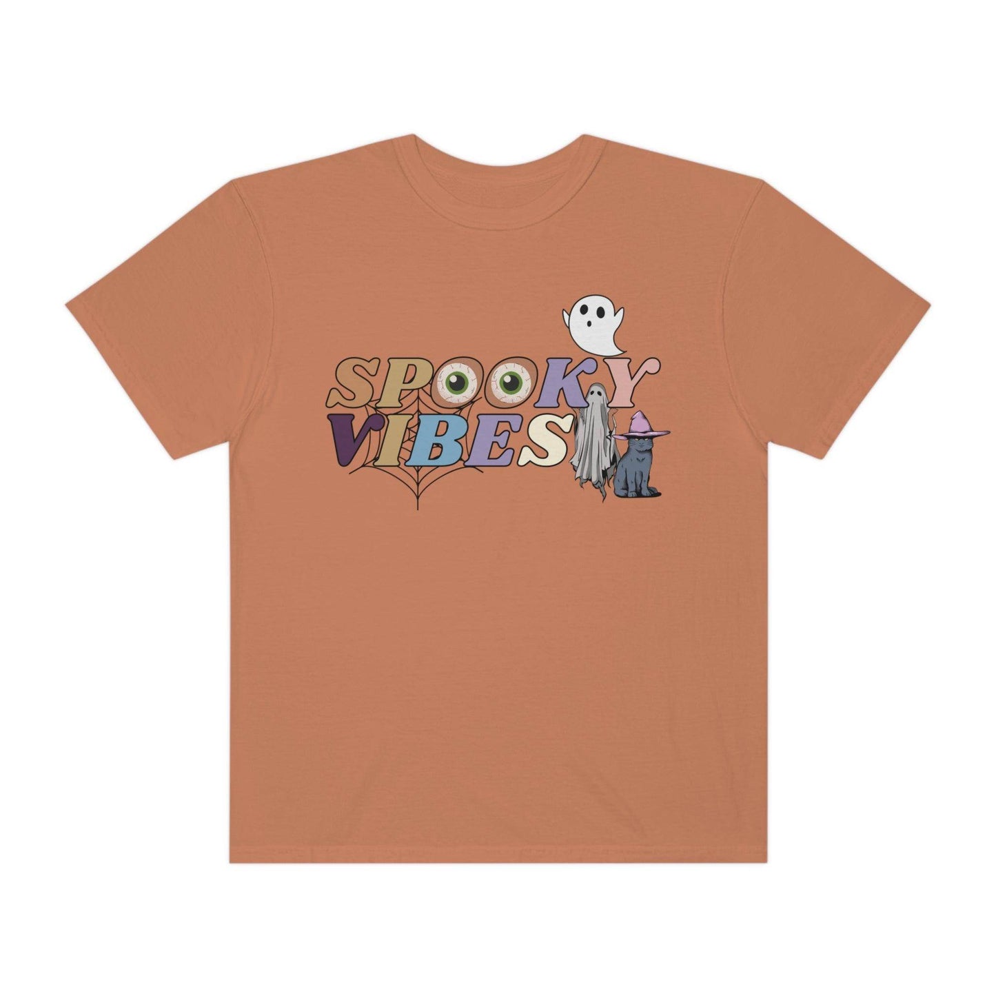 Retro Halloween Tshirt, Spooky Vibes Shirt, Vintage Shirt Halloween Shirt - Giftsmojo