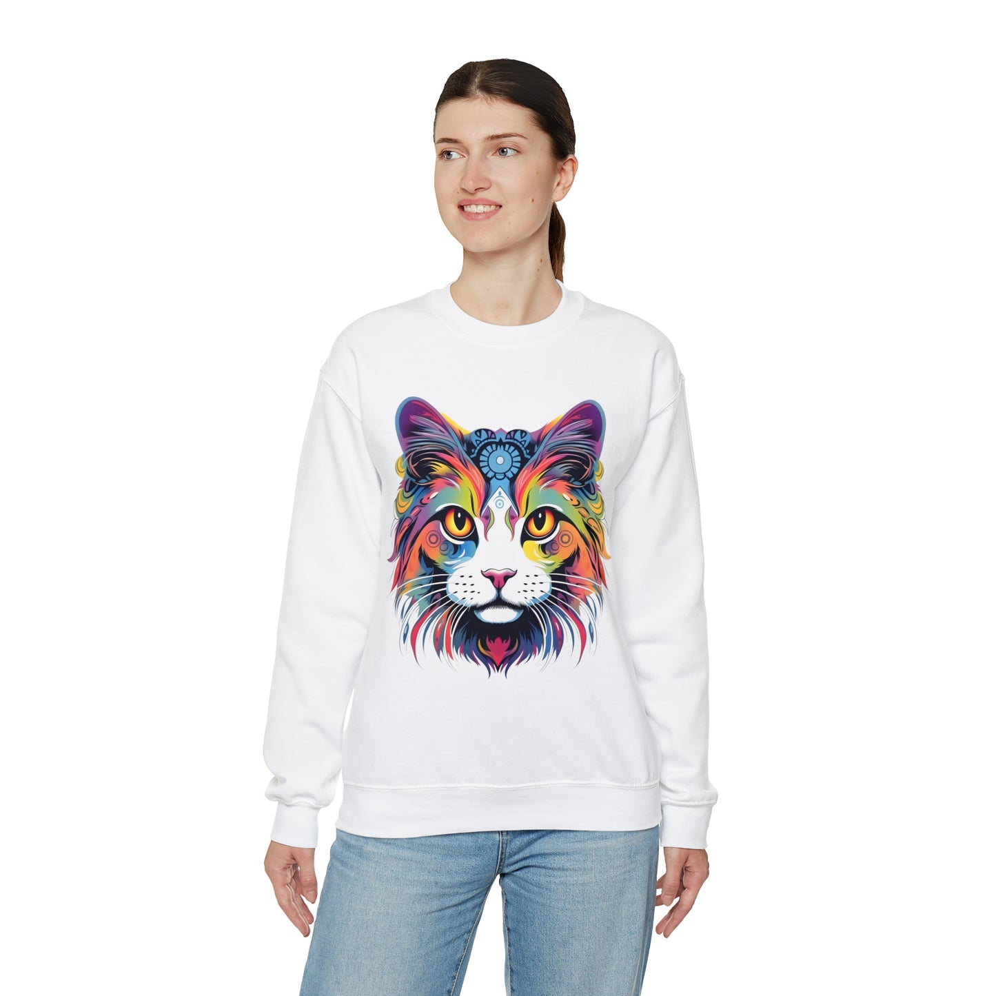 Vintage Cat Lover Sweater Animal Lover Gift Cat Mom Gift Cat Lover Gift Cat Mom Sweatshirt Retro Cat Sweatshirt Cat Crewneck Sweatshirt