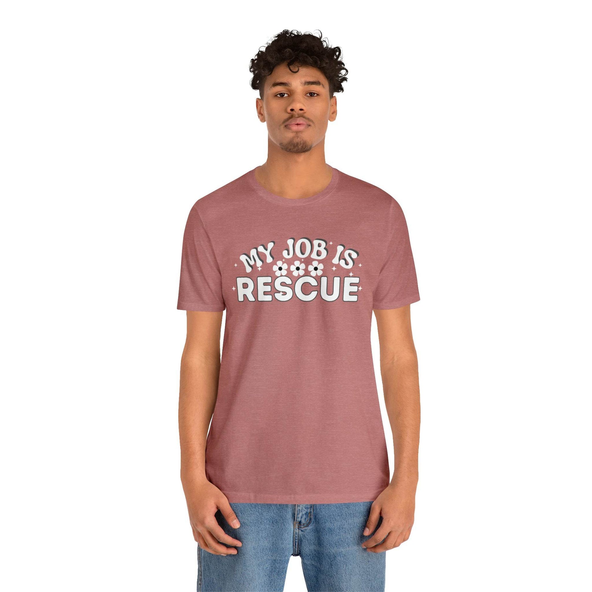 My Job is Rescue Shirt Firefighter Shirt Coast Guard Shirt - Giftsmojo