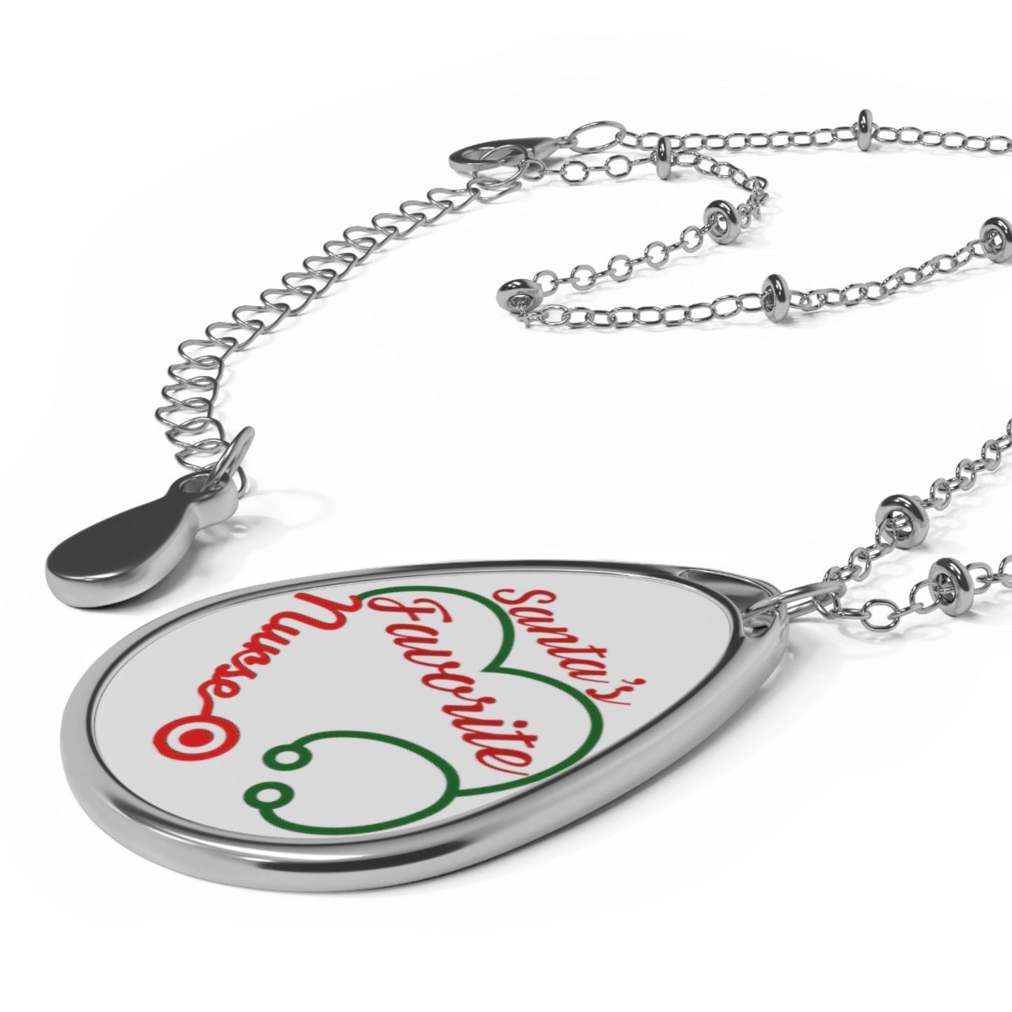 Nurse Oval Necklace