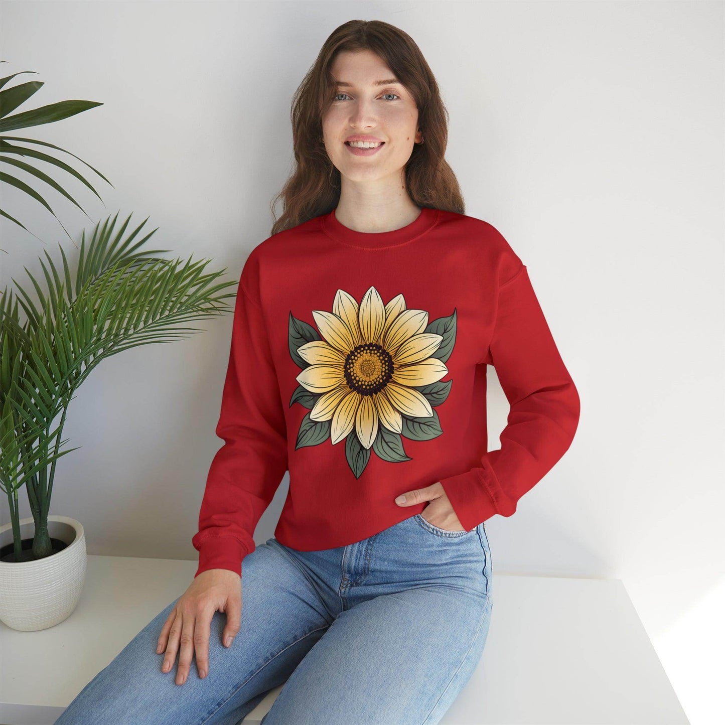 Flower Sweatshirt, Floral Sweatshirt Flower Sweatshirt Flower Sweater, Flower Shirt, Floral Print, Flower TShirt, Perfect Mothers Day Gift - Giftsmojo