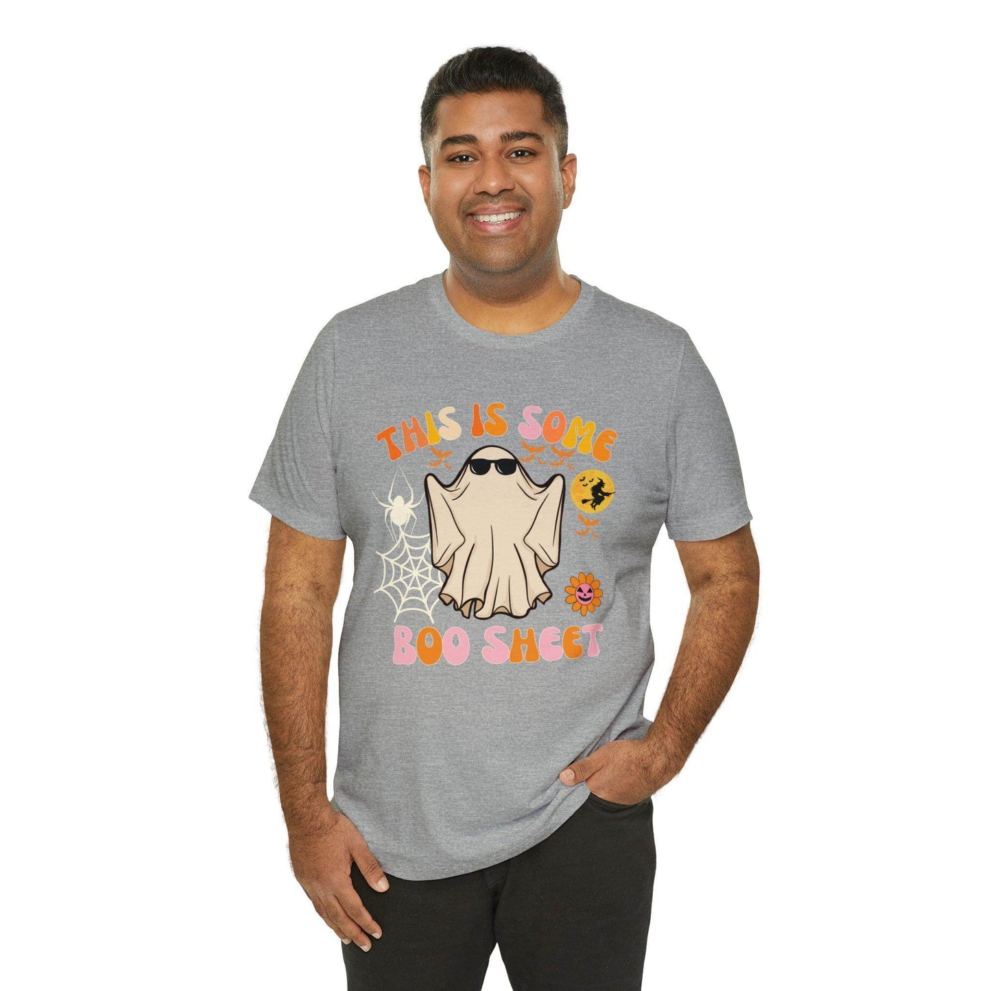 This Is Some Boo Sheet Funny Halloween Shirt Funny Halloween Costume Spooky Season Tee Funny Gift Shirt for Birthday Christmas Anniversary - Giftsmojo
