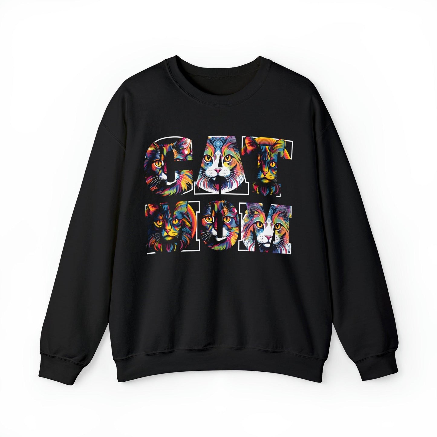 Vintage Cat Sweatshirt Cat Mom Sweatshirt Cat Crewneck Sweatshirt Cat Mom Gift Cat Lover Gift Animal Lover Cat Mama Shirt Cat Lover Sweater