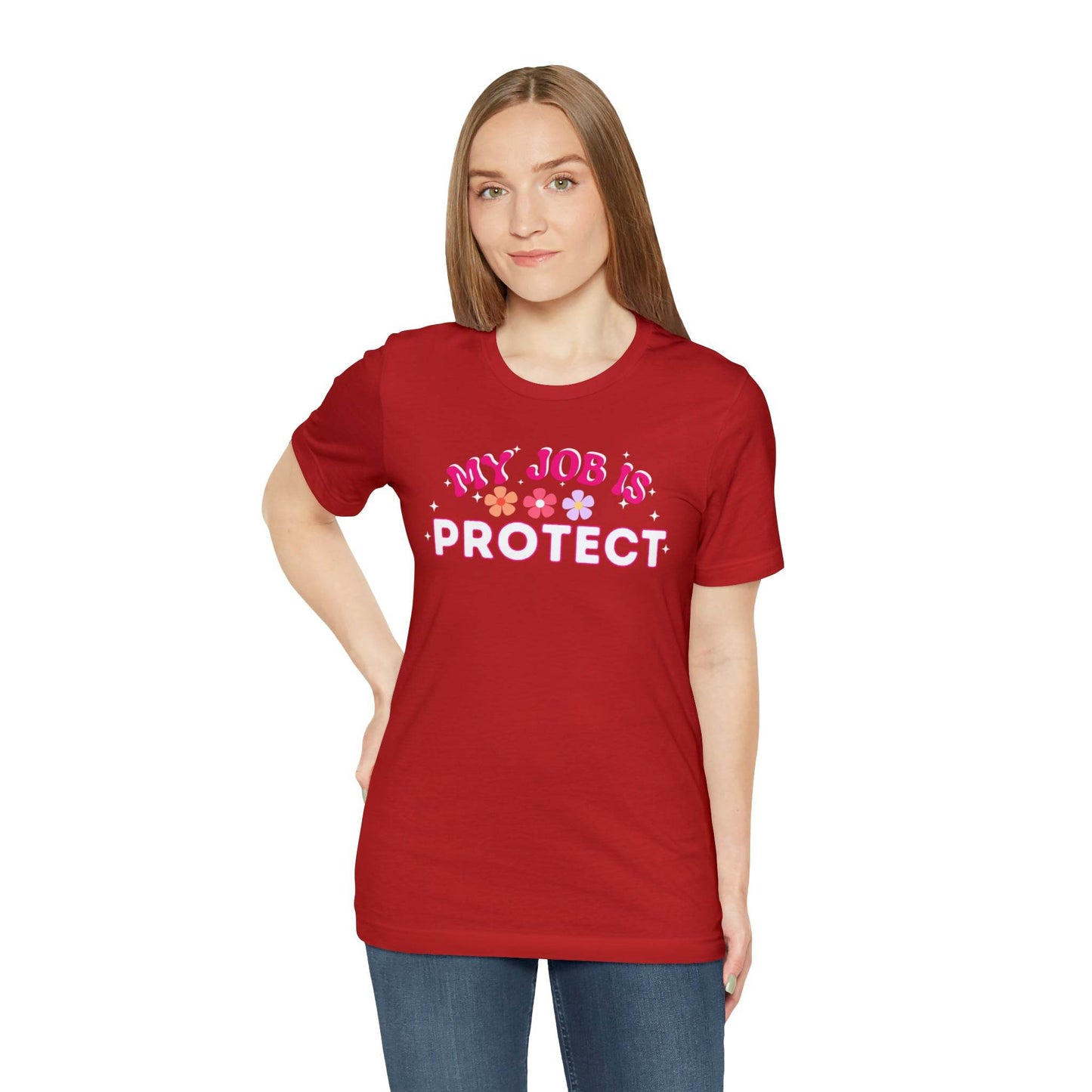 My Job is Protect Shirt Police Shirt Security Shirt Dad Shirt Mom Shirt Teacher Shirt Military Shirt - Giftsmojo