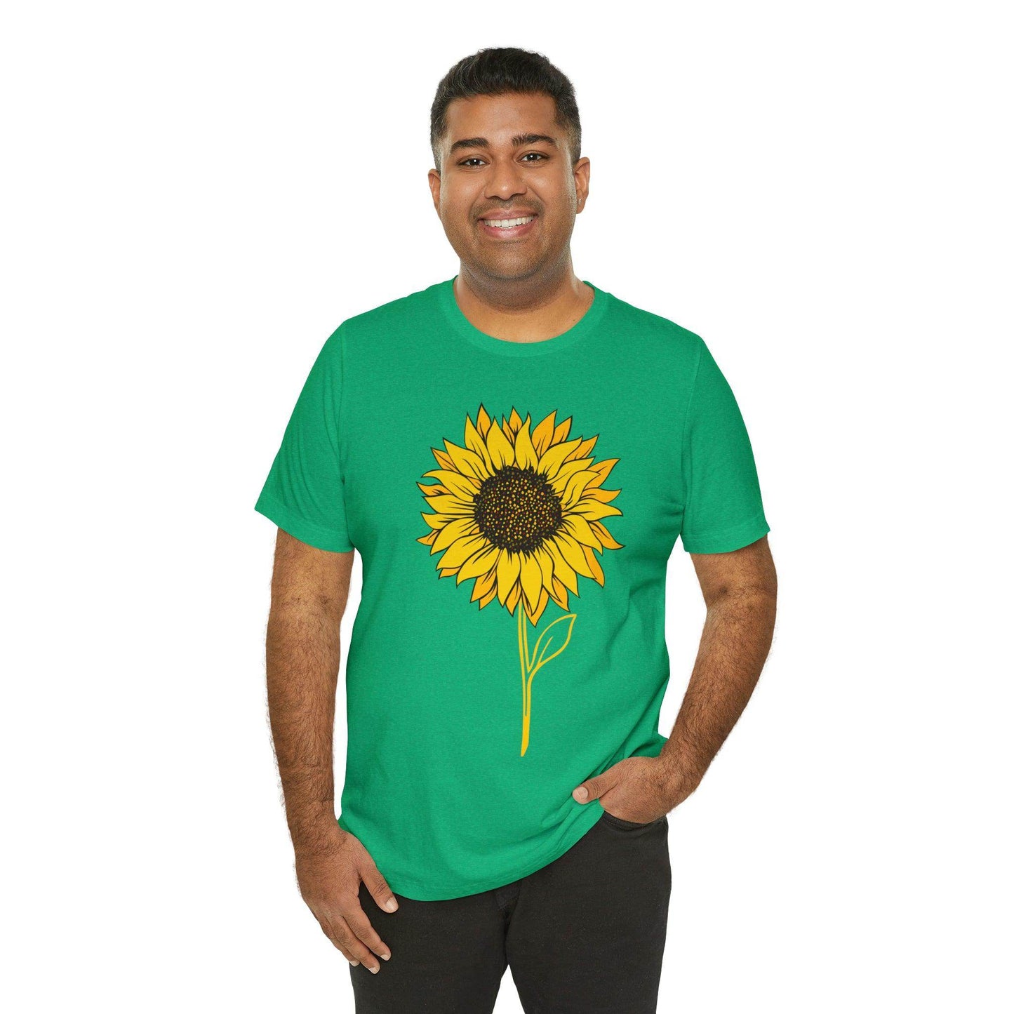 Sunflower Shirt, Floral Tee Shirt, Flower Shirt, Garden Shirt, Womens Fall Summer Shirt Sunshine Tee, Gift for Gardener, Nature love T shirt - Giftsmojo