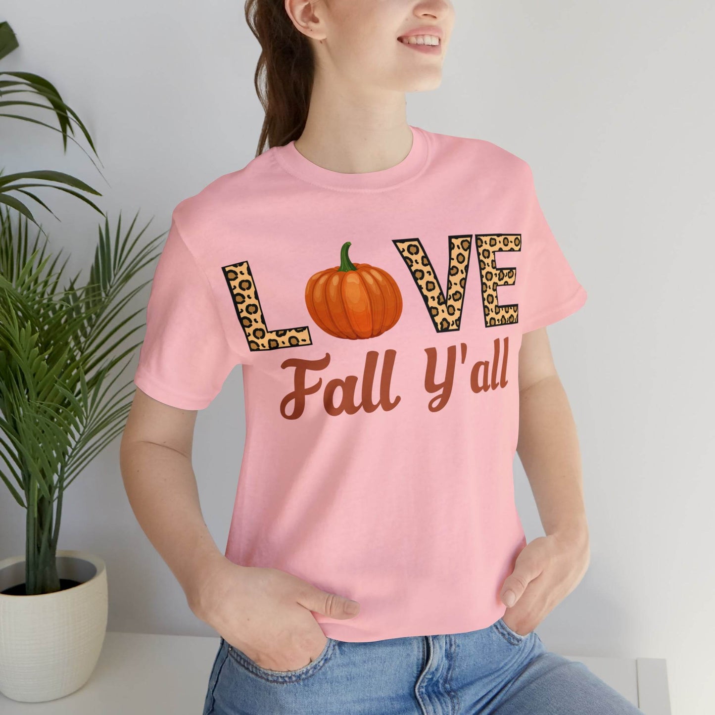 Leopard Print Love Fall Y'all - Giftsmojo