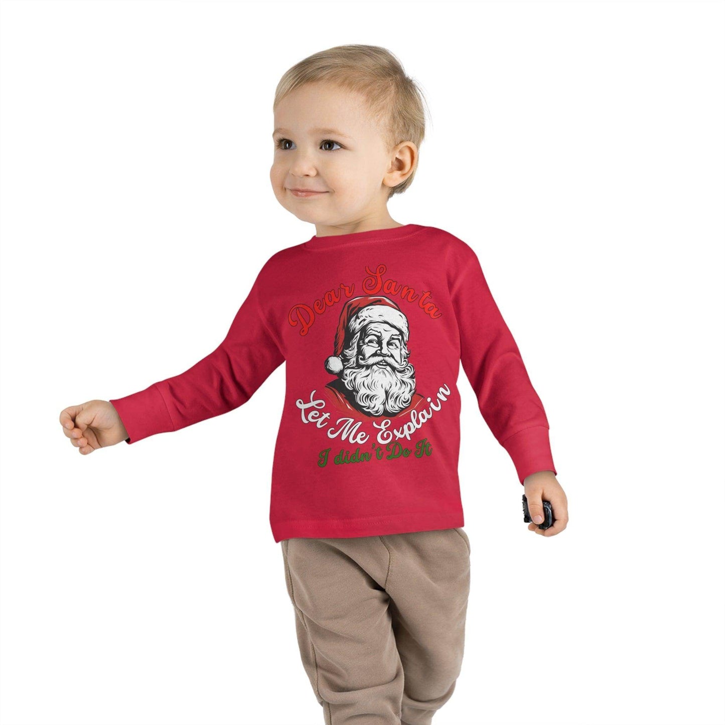 Christmas Shirt for Kids Christmas Outfit for Kids Dear Santa Let Me Explain I Didn't Do It Shirt - Giftsmojo