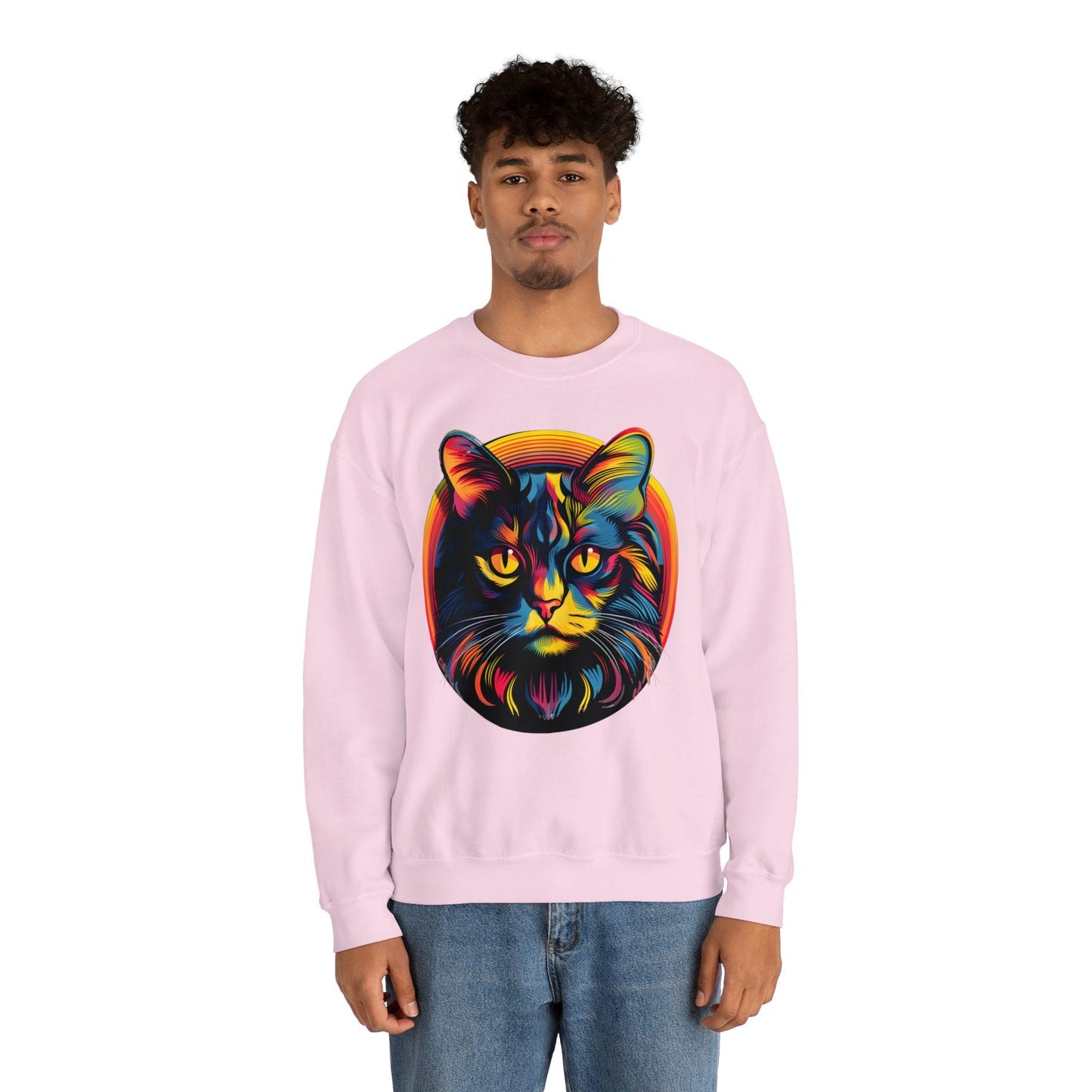 Vintage Cat Lover Sweater Retro Cat Sweatshirt Animal Lover Gift Cat Mom Gift Cat Lover Gift Cat Mom Sweatshirt Cat Crewneck Sweatshirt - Giftsmojo