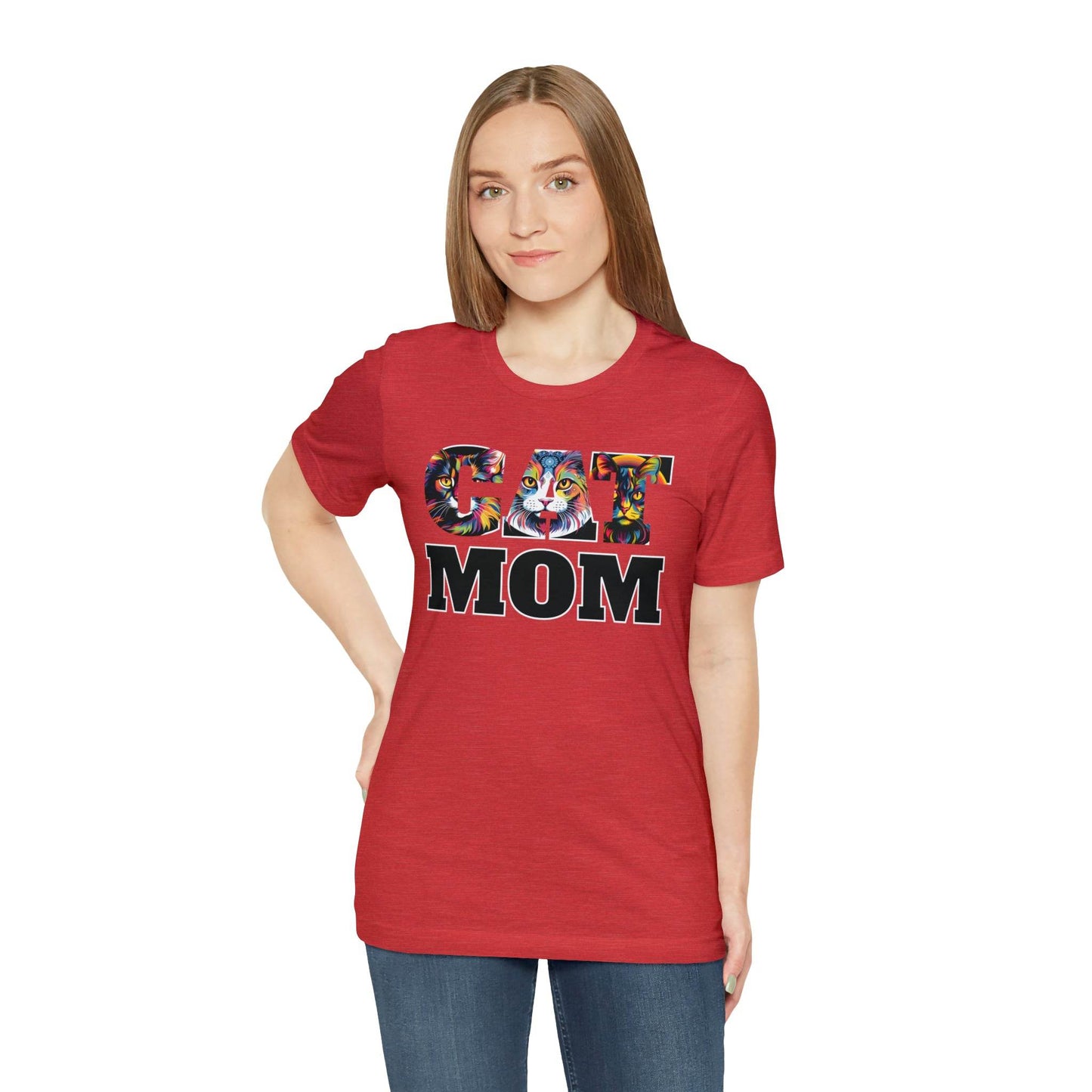 Vintage Cat Shirt Retro Cat Mom Tshirt Animal Lover Gift Cat T Shirt Cat Mom Gift Cat Lover Gift - Cat Lover Shirt Trendy Shirt for Cat Mom - Giftsmojo