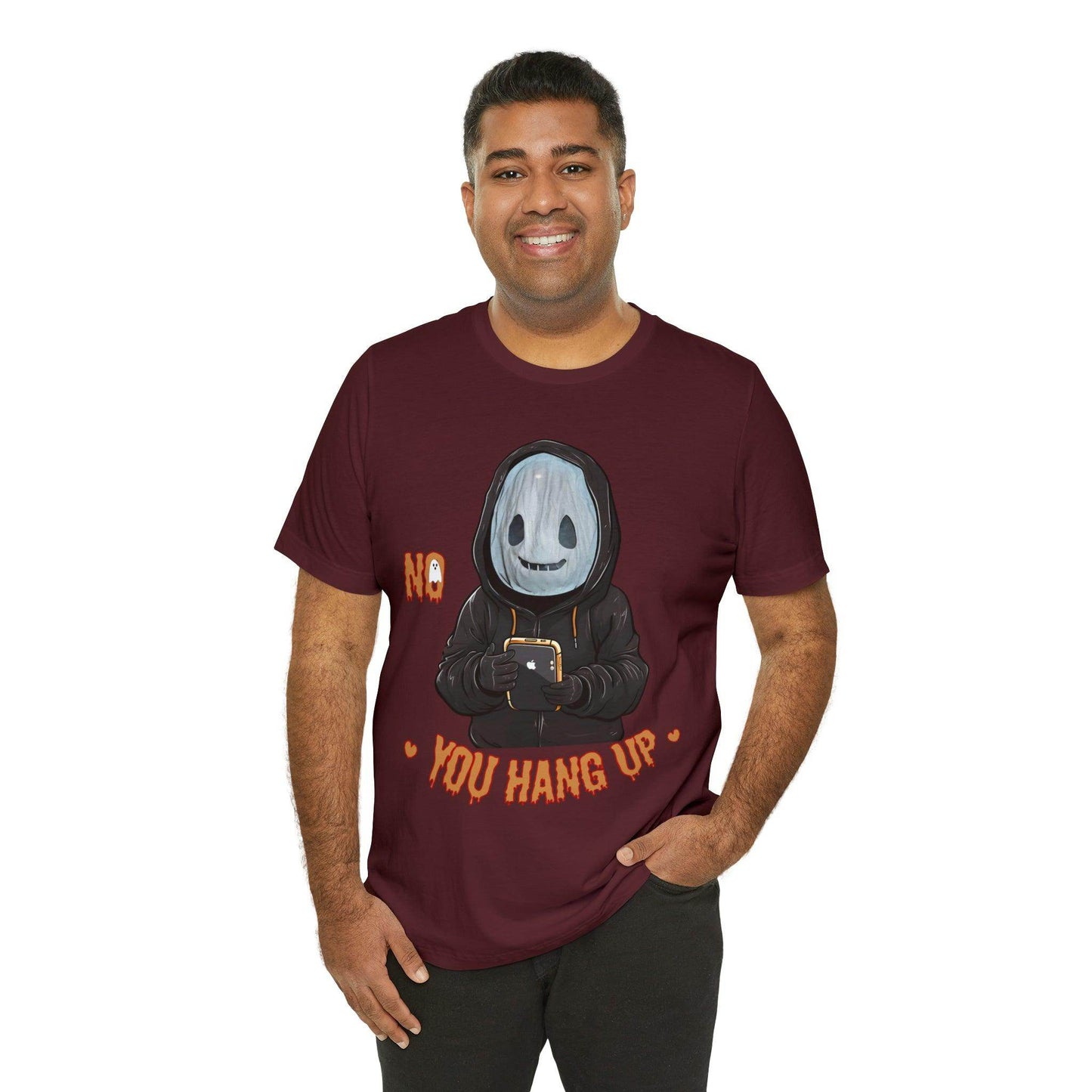 Halloween Shirt No You Hang Up Scary Halloween Costume Fall shirt Spooky Vibes Shirt - Giftsmojo
