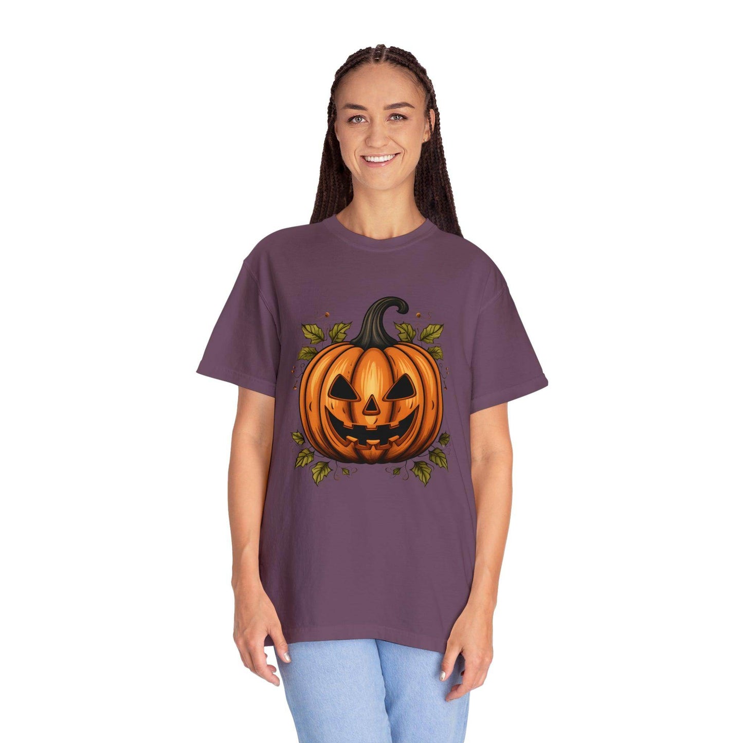 Scary Pumpkin Shirt, Halloween Shirt, Halloween Costume Pumpkin Costume Laughing Pumpkin Tee Fall tshirt Fall Shirt Halloween Gift - Giftsmojo