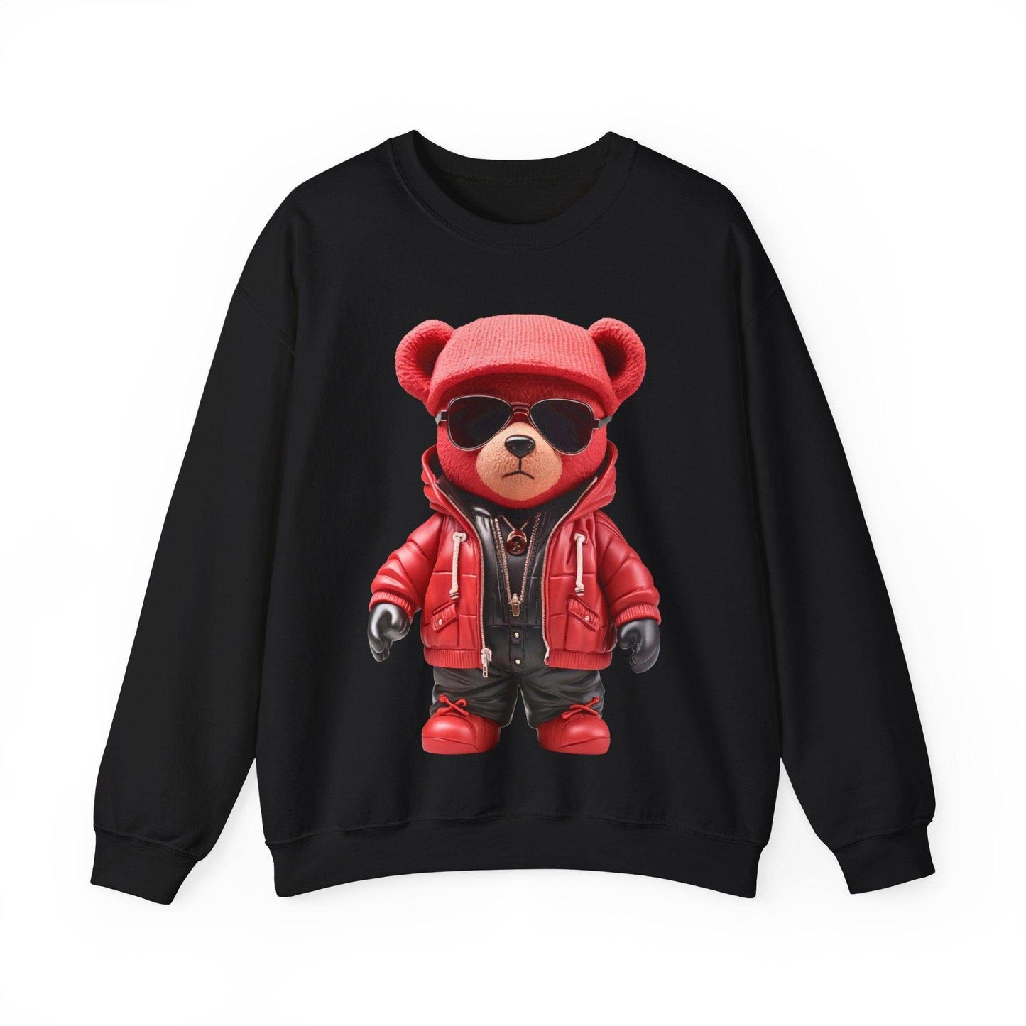 Hip-Hop Teddy Bear Sweatshirt: Elevate Your Style with Streetwear Chic - Giftsmojo
