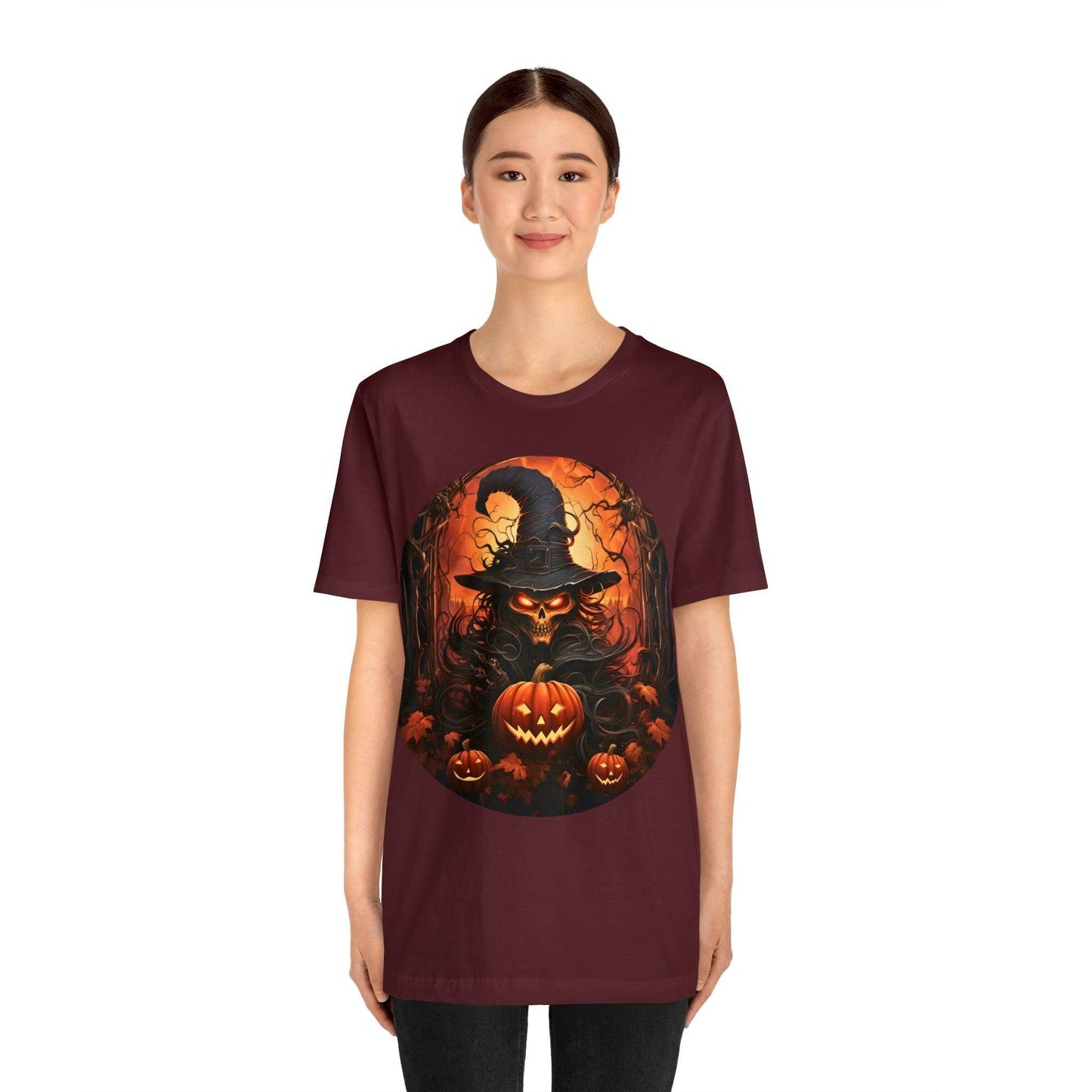 Spooky Jack O Lantern Pumpkin Face Shirt Pumpkin Face Halloween Costume Scary Faces, Pumpkin Silhouette, Vintage Shirt Halloween Shirt - Giftsmojo