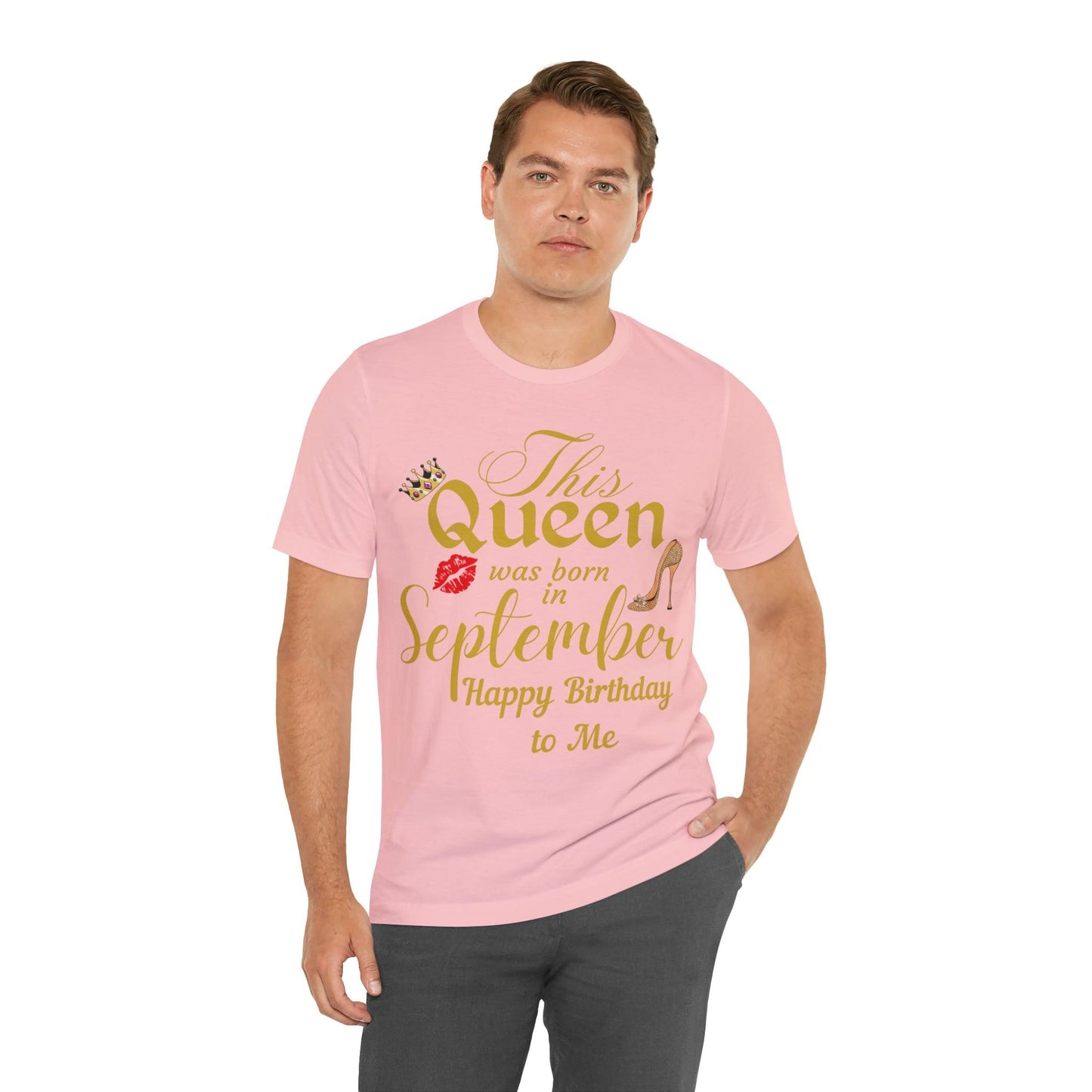 Birthday Queen Shirt, Gift for Birthday, This Queen was born in September Shirt, Funny Queen Shirt, Funny Birthday Shirt, Birthday Gift