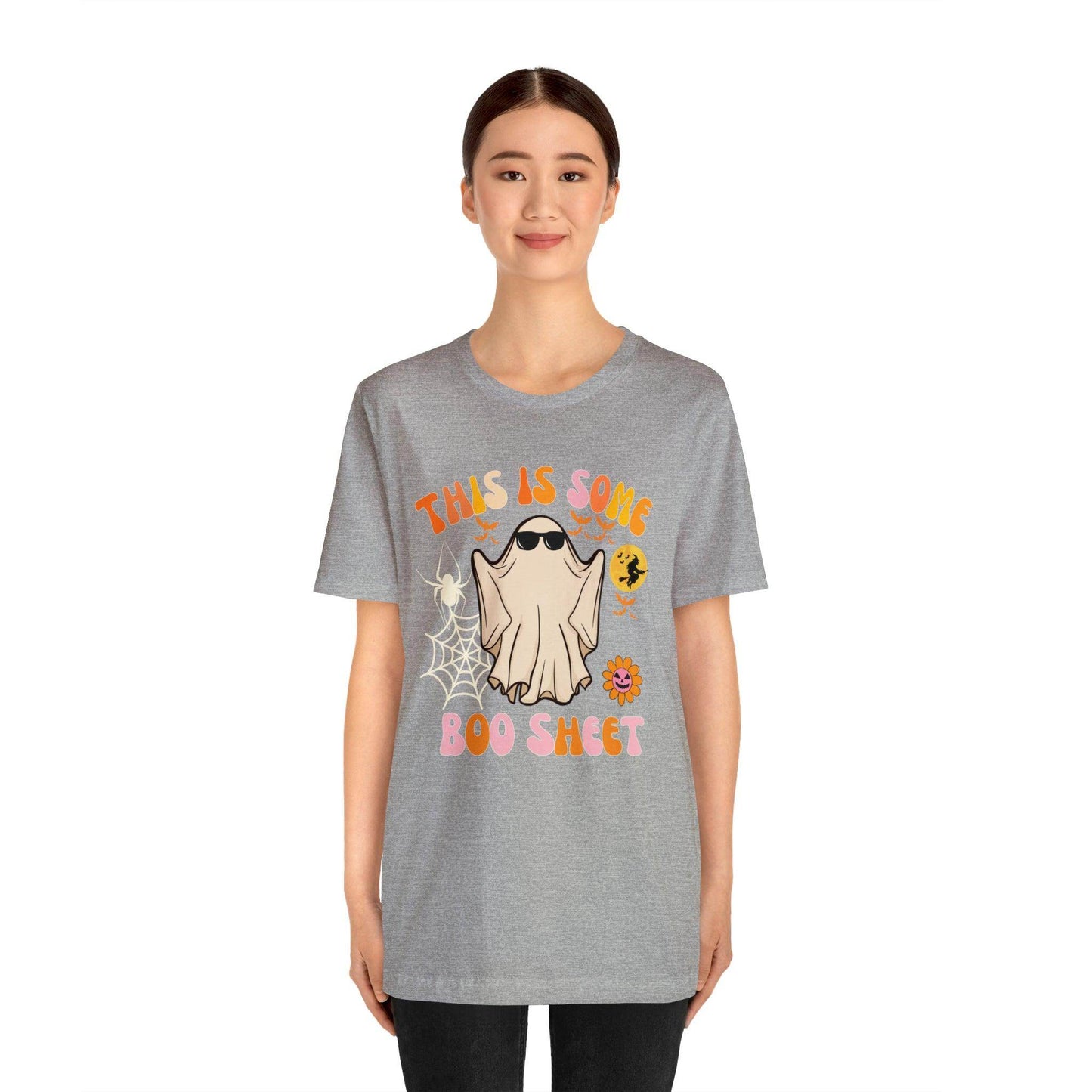 This Is Some Boo Sheet Funny Halloween Shirt Funny Halloween Costume Spooky Season Tee Funny Gift Shirt for Birthday Christmas Anniversary - Giftsmojo