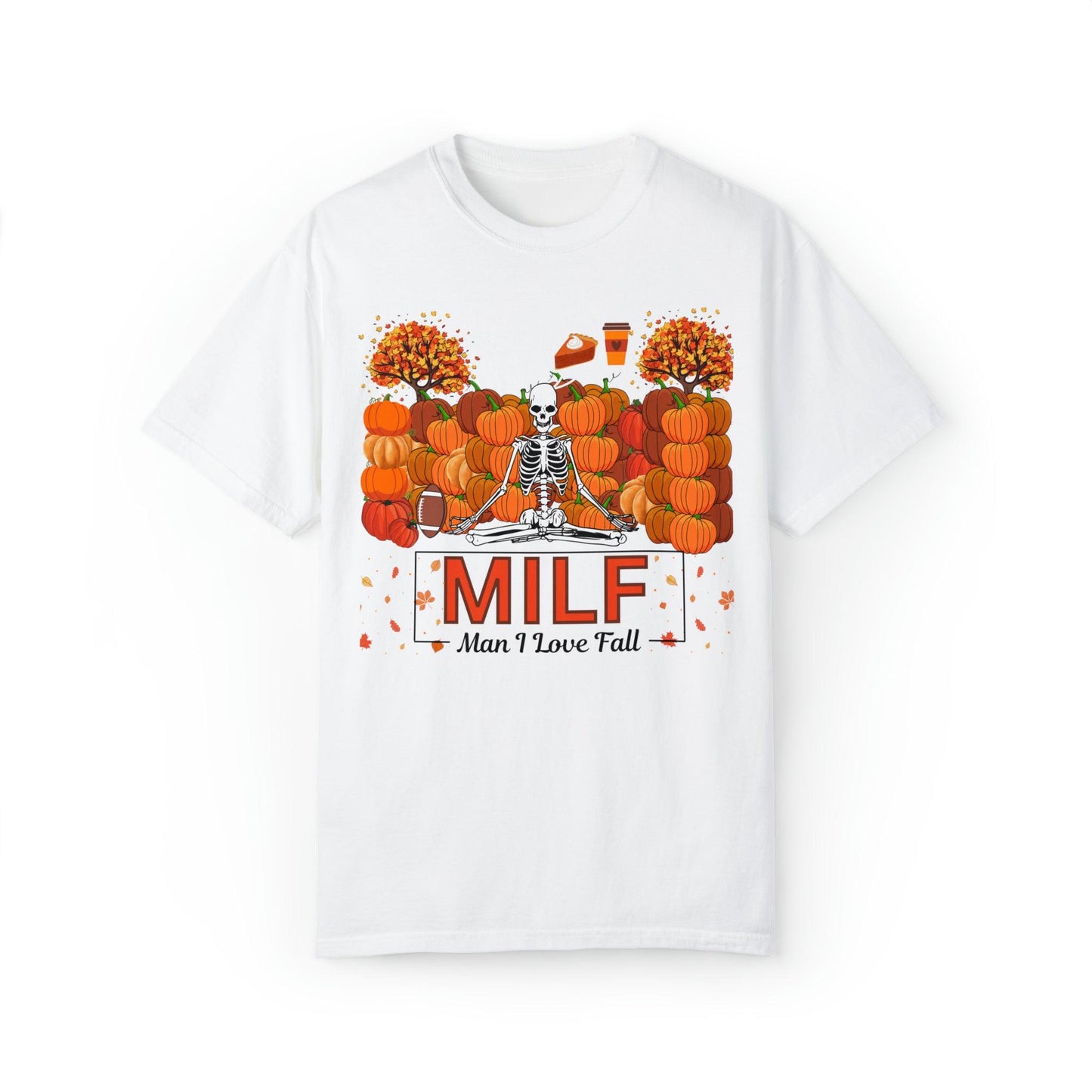 MILF Man I love Fall Gift for Fall Funny Fall Shirts Gift Pumpkin Comfort Colors Shirt