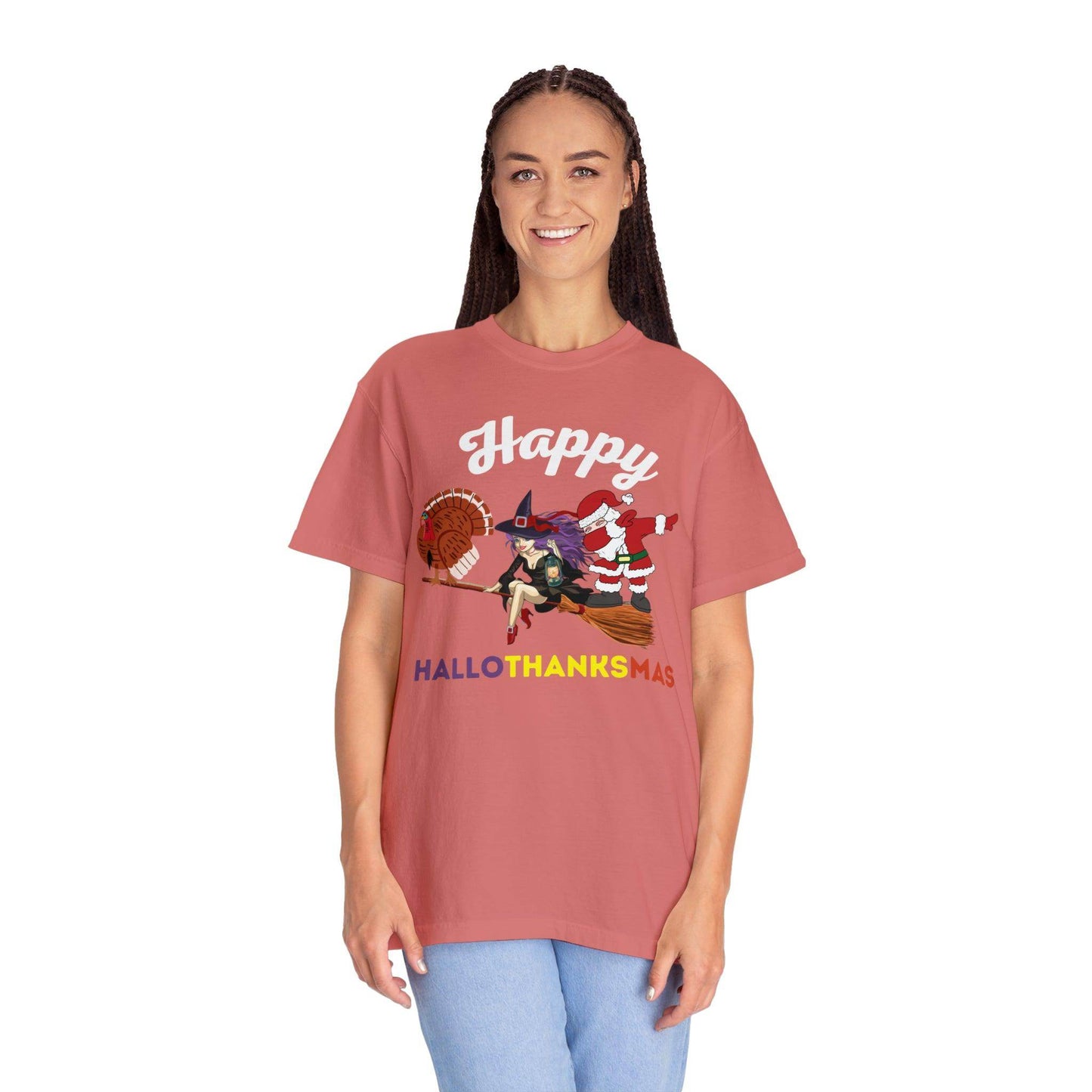 Happy HALLOTHANKSMAS Gift for Fall Halloween Thanksgiving Christmas Gift - Giftsmojo