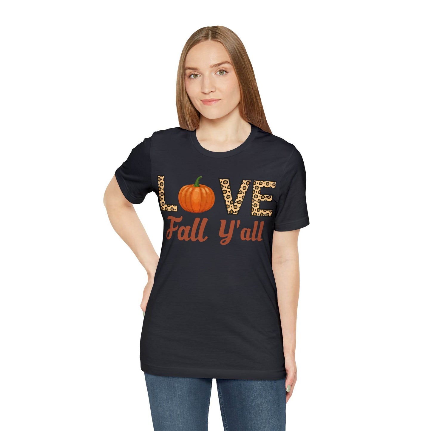Leopard Print Love Fall Y'all - Giftsmojo