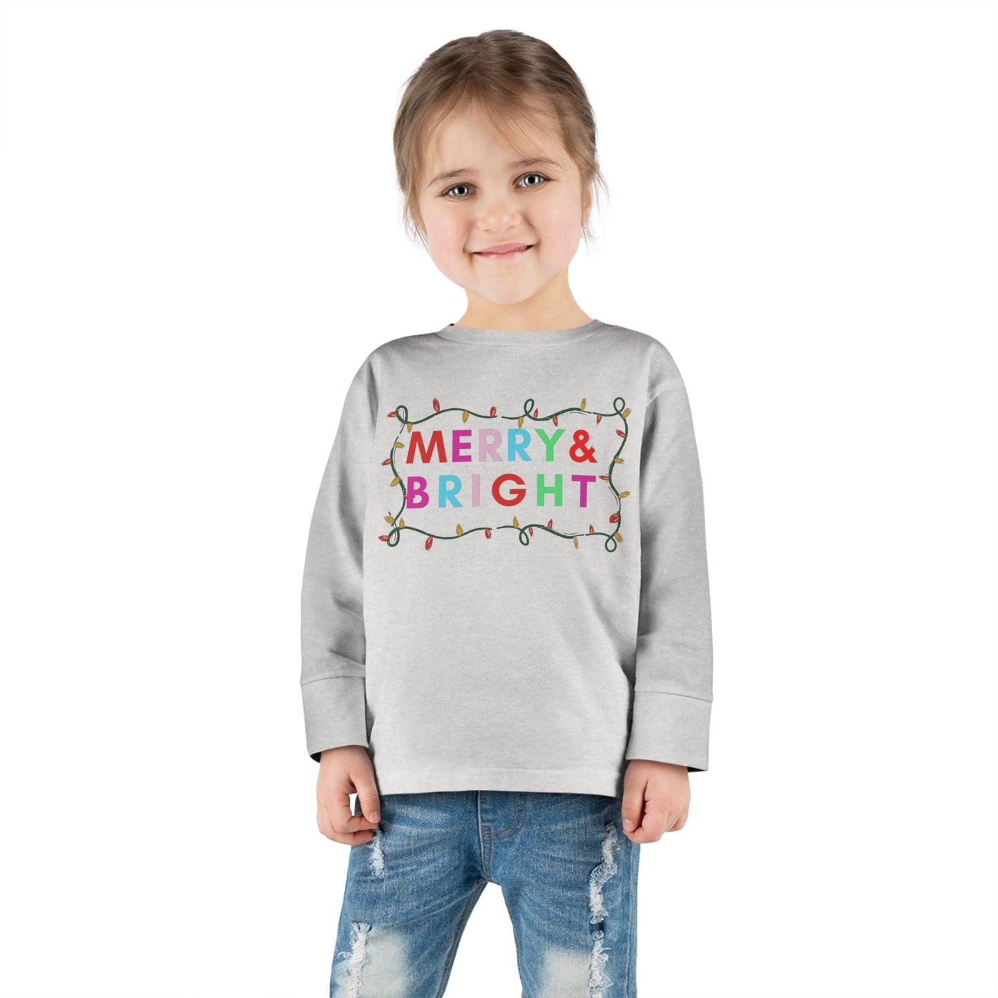 Toddler Christmas Shirt Toddler Christmas Long Sleeve Tee Kids Christmas Gift - Giftsmojo