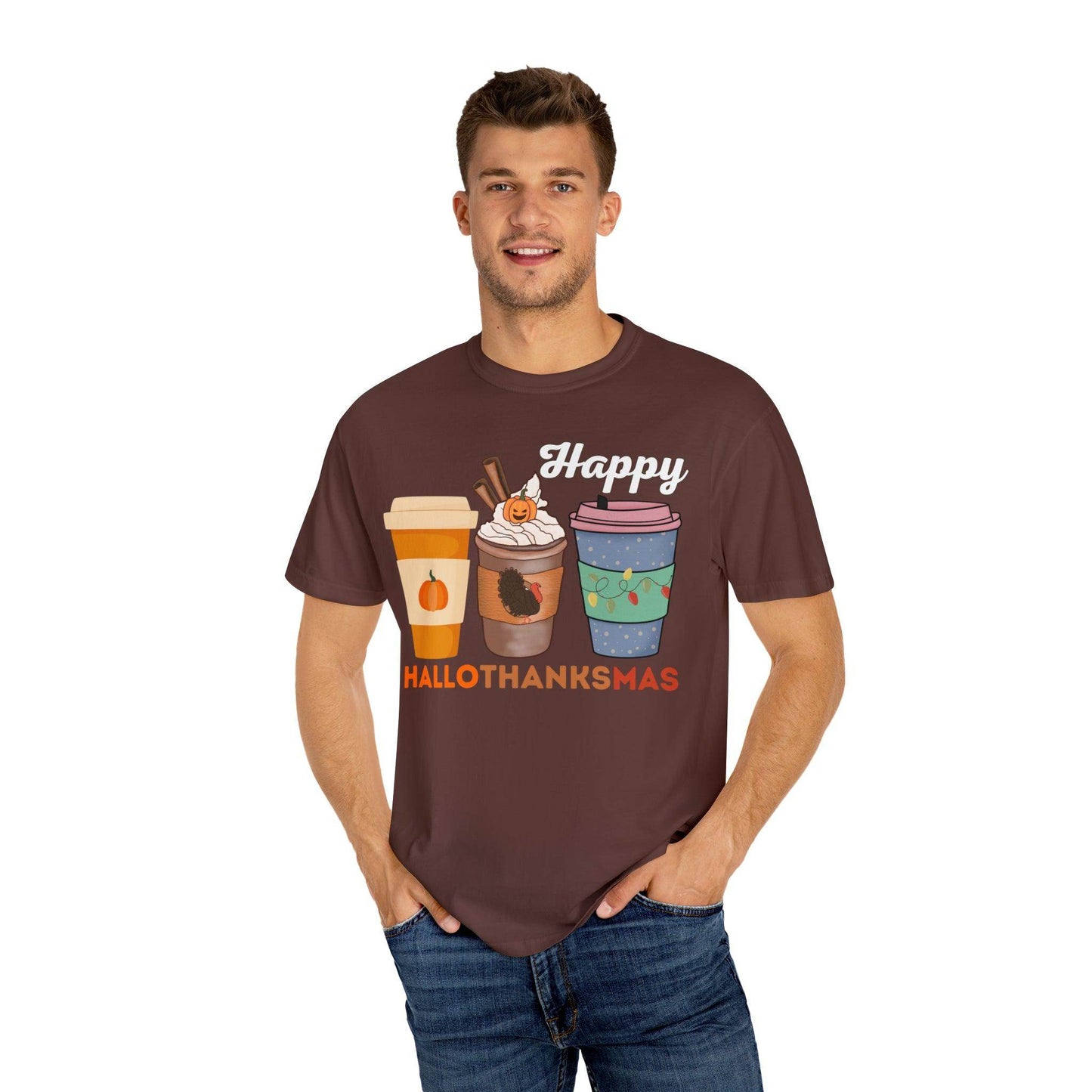 HALLOTHANKSMAS Gift for Fall Halloween Thanksgiving Christmas Gift - Giftsmojo