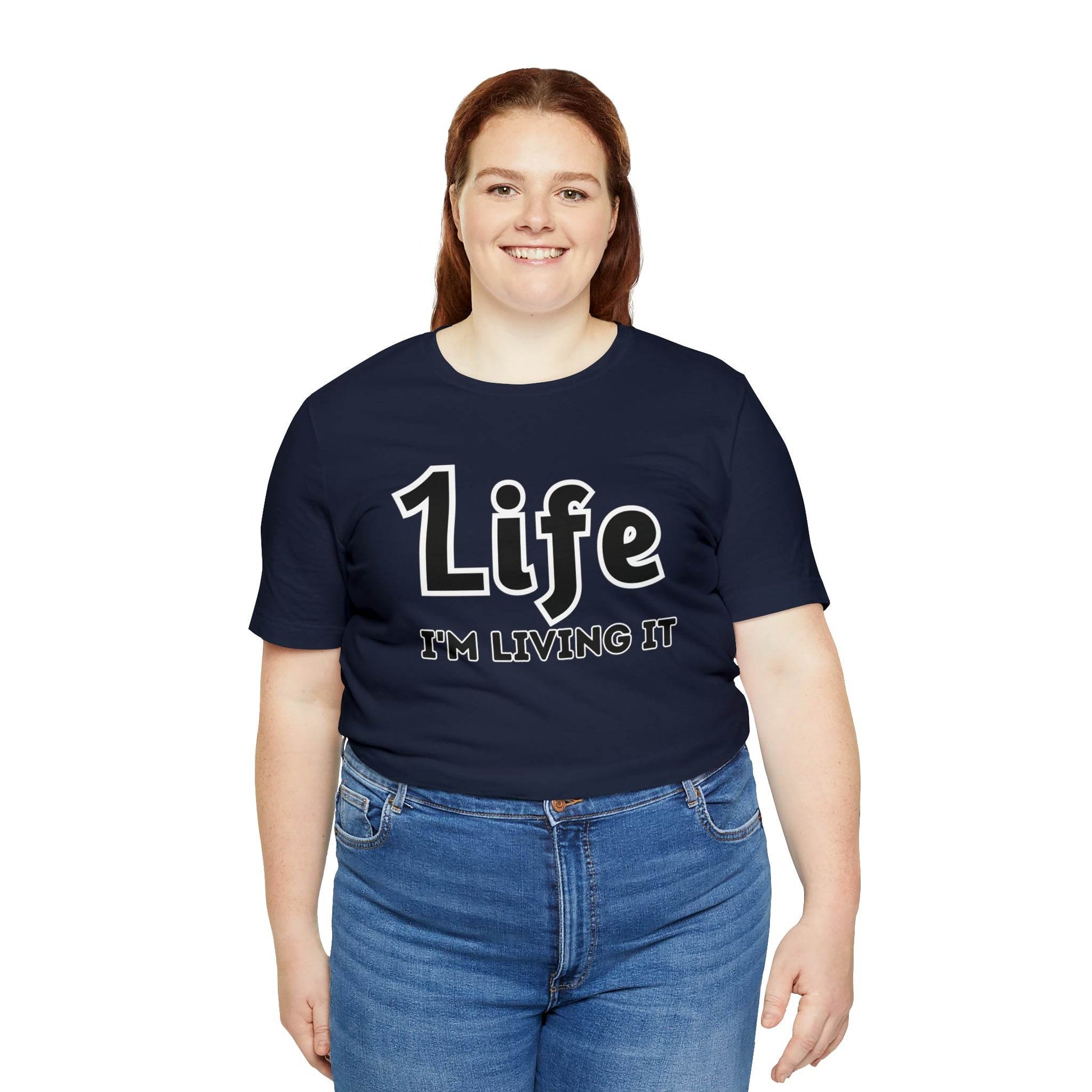 One Life I'M Living It Shirt One life Shirt 1life shirt Live Your Life You Only Have One Life To Live Shirt - Giftsmojo
