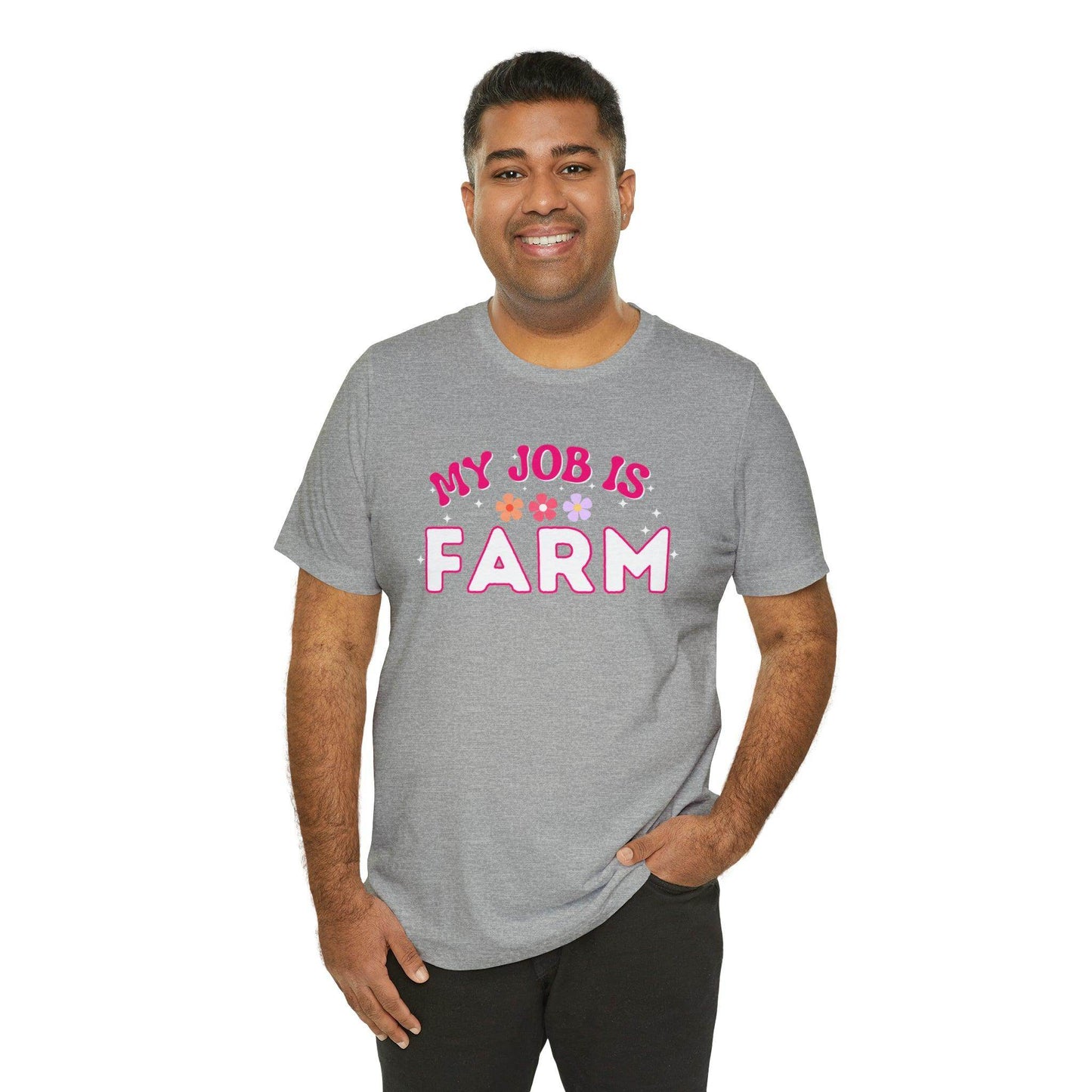 My Job is Farm Shirt Farmer Shirt Farming Shirt Homestead Gardening Shirt - Giftsmojo