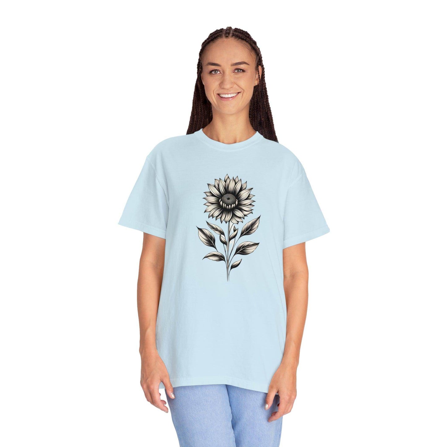 Sunflower Shirt Flower Shirt Aesthetic, Floral Graphic Tee Floral Shirt Flower T-shirt, Wild Flower Shirt Gift For Her Wildflower T-shirt - Giftsmojo