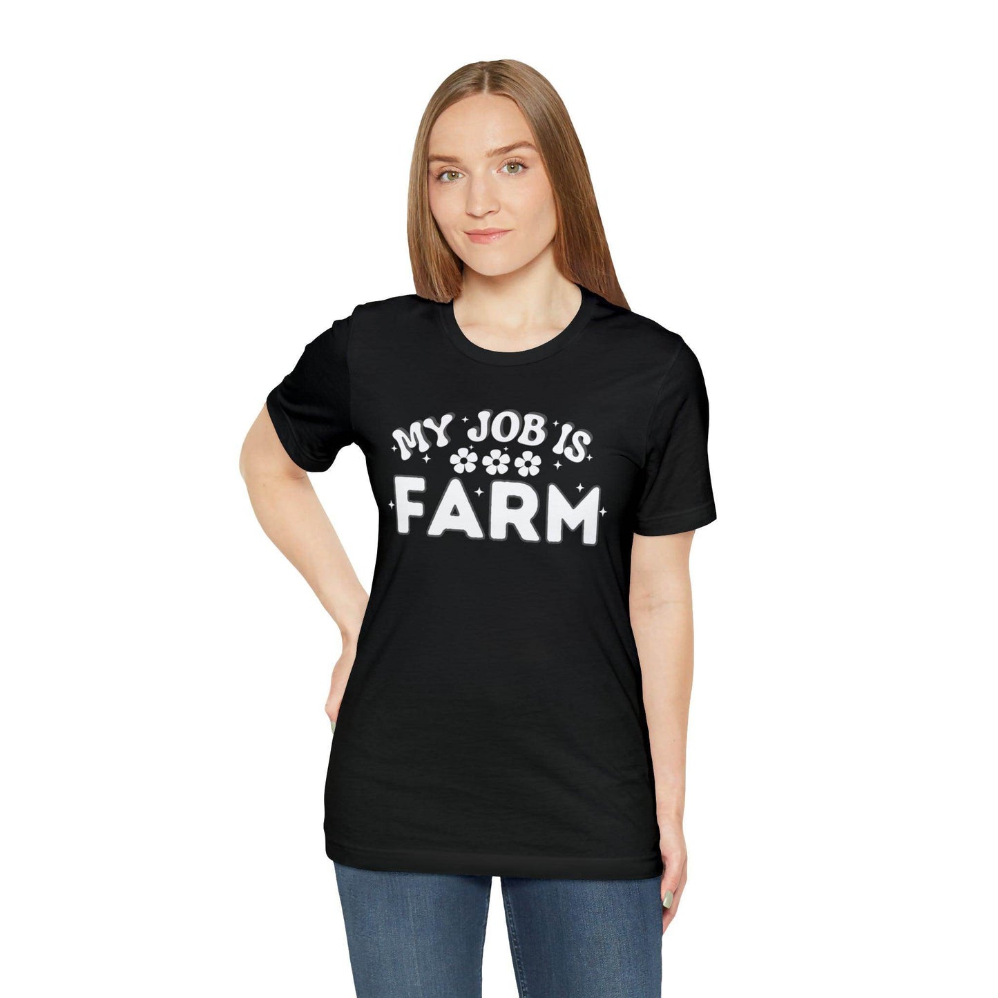 My Job is Farm Shirt Farmer Shirt Farming Shirt Homestead Gardening Shirt Farmers, Farmhand, Livestock Farmer, Crop Grower Horticulturist, Animal Scientist, Agricultural Engineer Environmental Scientist,  - Giftsmojo