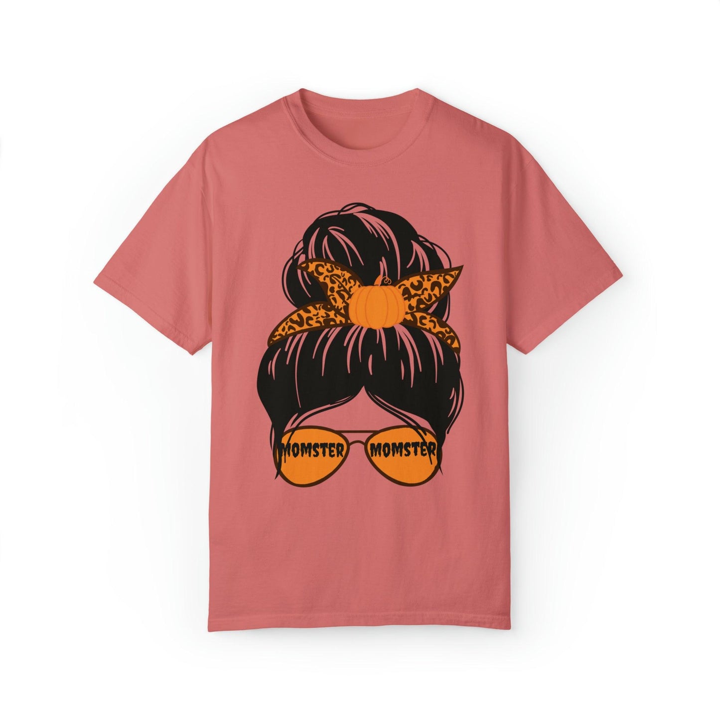 Leopard Print Retro Halloween Tshirt, Momster Shirt, Vintage Shirt Halloween Shirt Comfort color - Giftsmojo