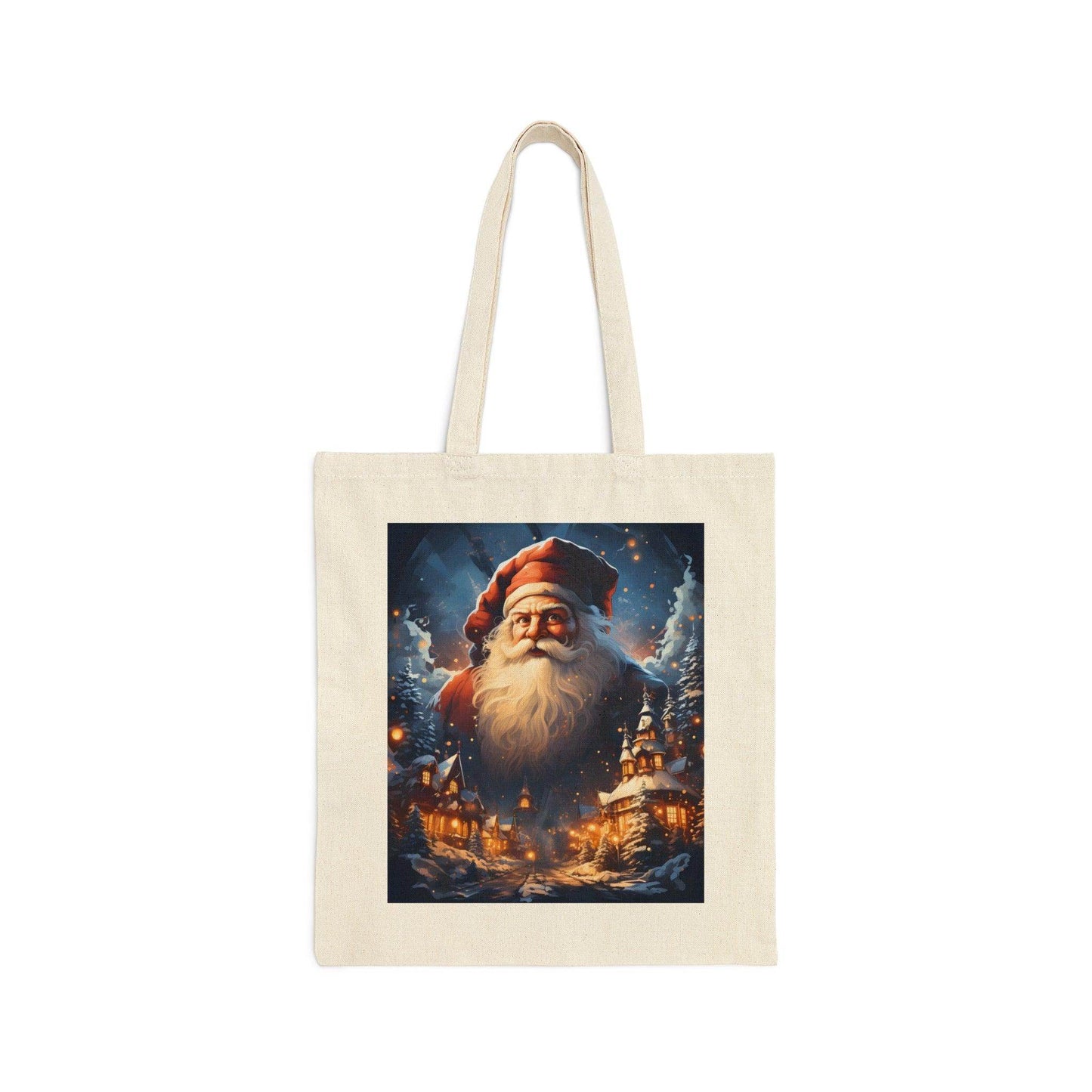 Christmas Tote Bag, Christmas Canvas Tote Bag Christmas Bag Santa Bag - Giftsmojo