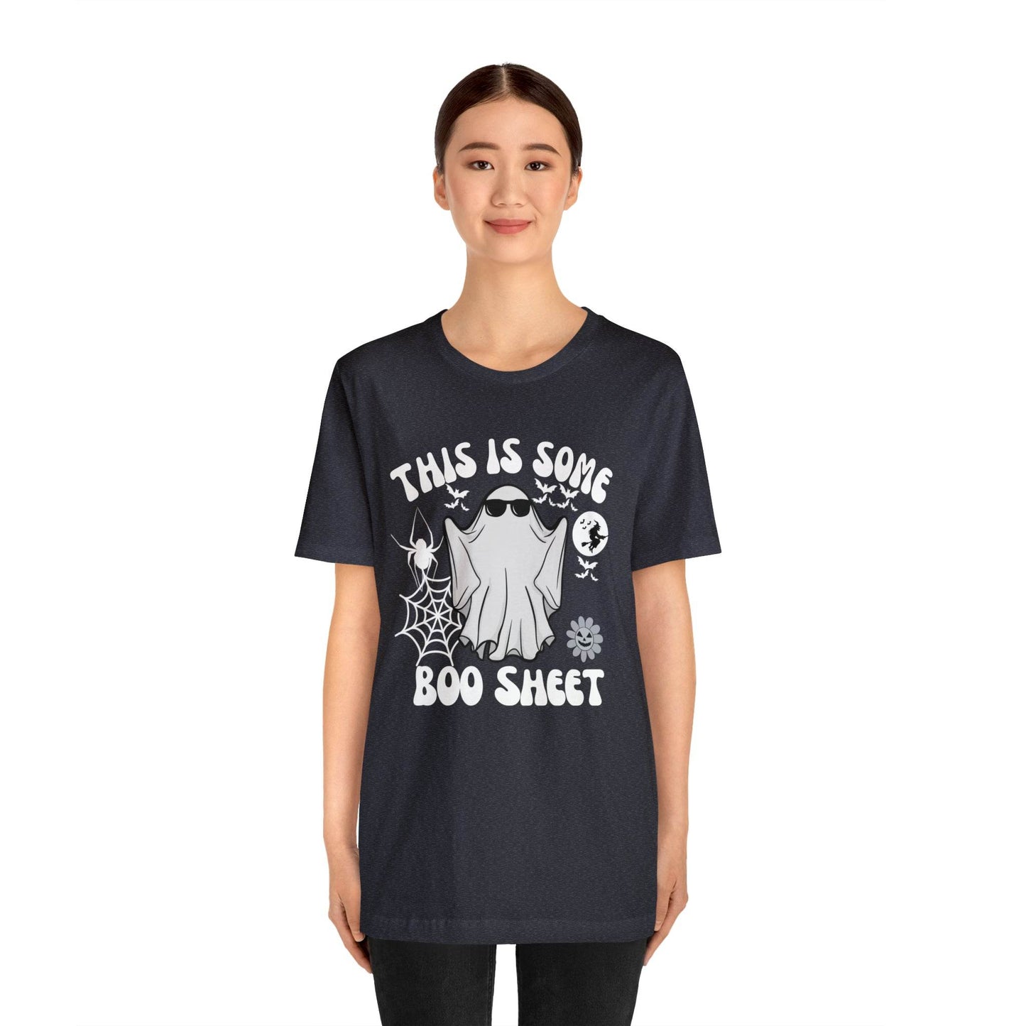 This Is Some Boo Sheet Funny Halloween Shirt Funny Halloween Costume Spooky Season Tee Funny Gift Shirt for Birthday Christmas Anniversary - Giftsmojo