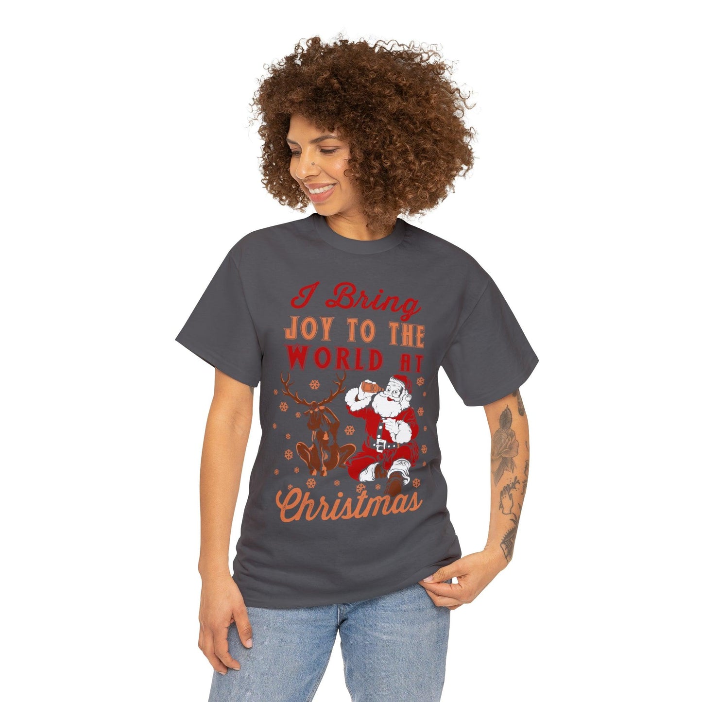 I bring Joy to the World at Christmas Shirt, Christmas Tee Christmas outfit, Christmas gifts